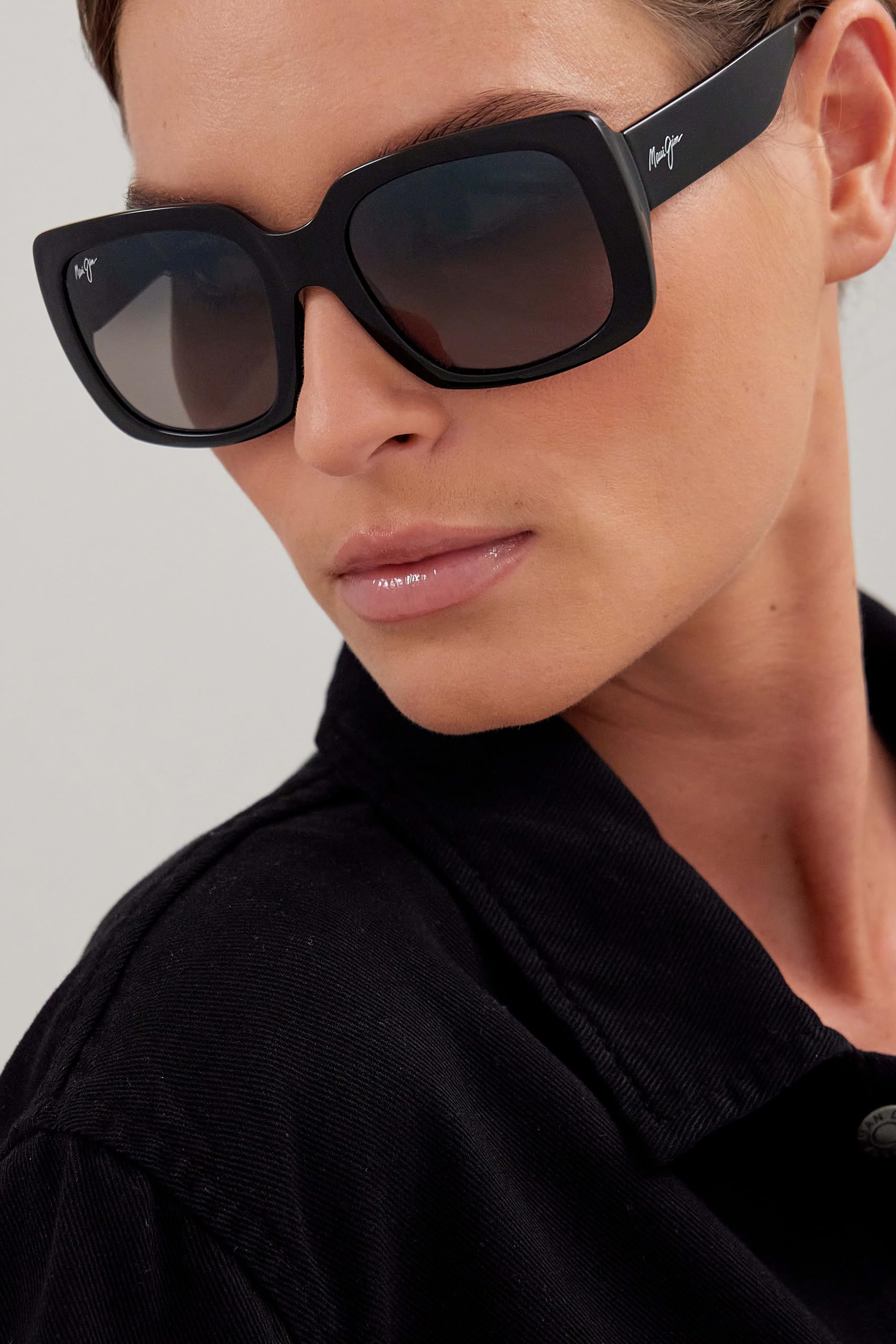 Maui Jim Women's Two Steps Polarized Fashion Sunglasses for Women - UV Protection, Stylish & Lightweight - Perfect for Driving, Beach & Outdoor Activities