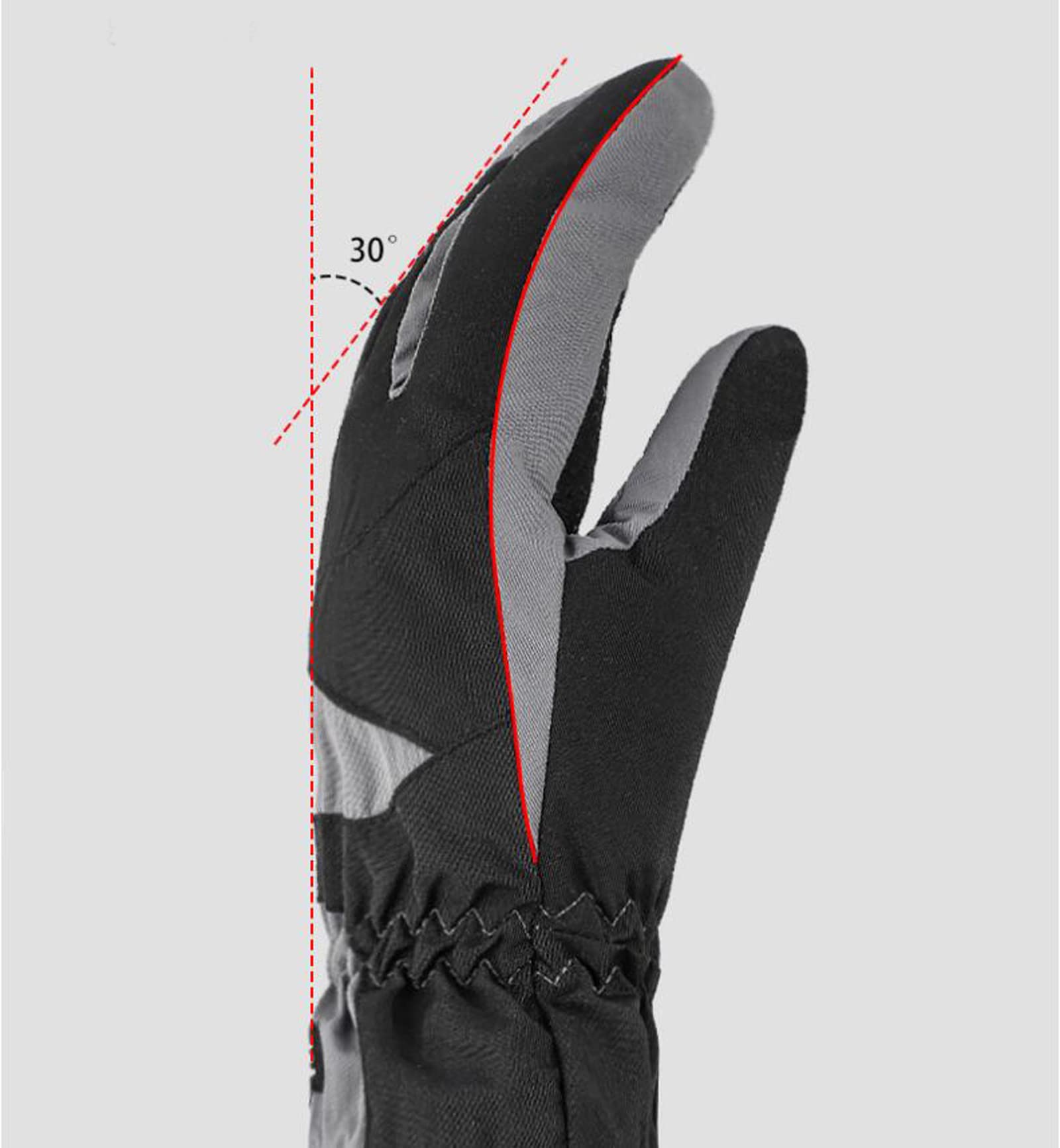 IPENNY Winter Ski Gloves for Women & Men - Warm Touchscreen Cold Weather Gloves, Waterproof Windproof Snowboard & Snow Ski Gloves for Outdoor Sports & Winter Activities