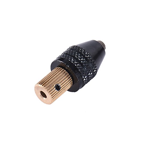 Mini Self-Tightening Electric Motor Shaft Fixture Clamp Drill Chuck Adapter Collet Set 0.3-3.5mm - Precision Brass & Steel Micro Fixing Device for CNC, DIY, and Small Machinery Repairs