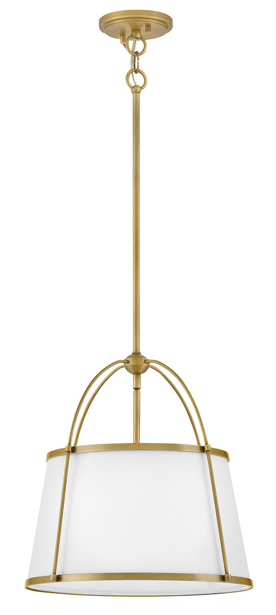 Clark Drum Pendant Light - Modern Industrial Ceiling Fixture for Living Room, Bedroom, or Dining Room Lighting