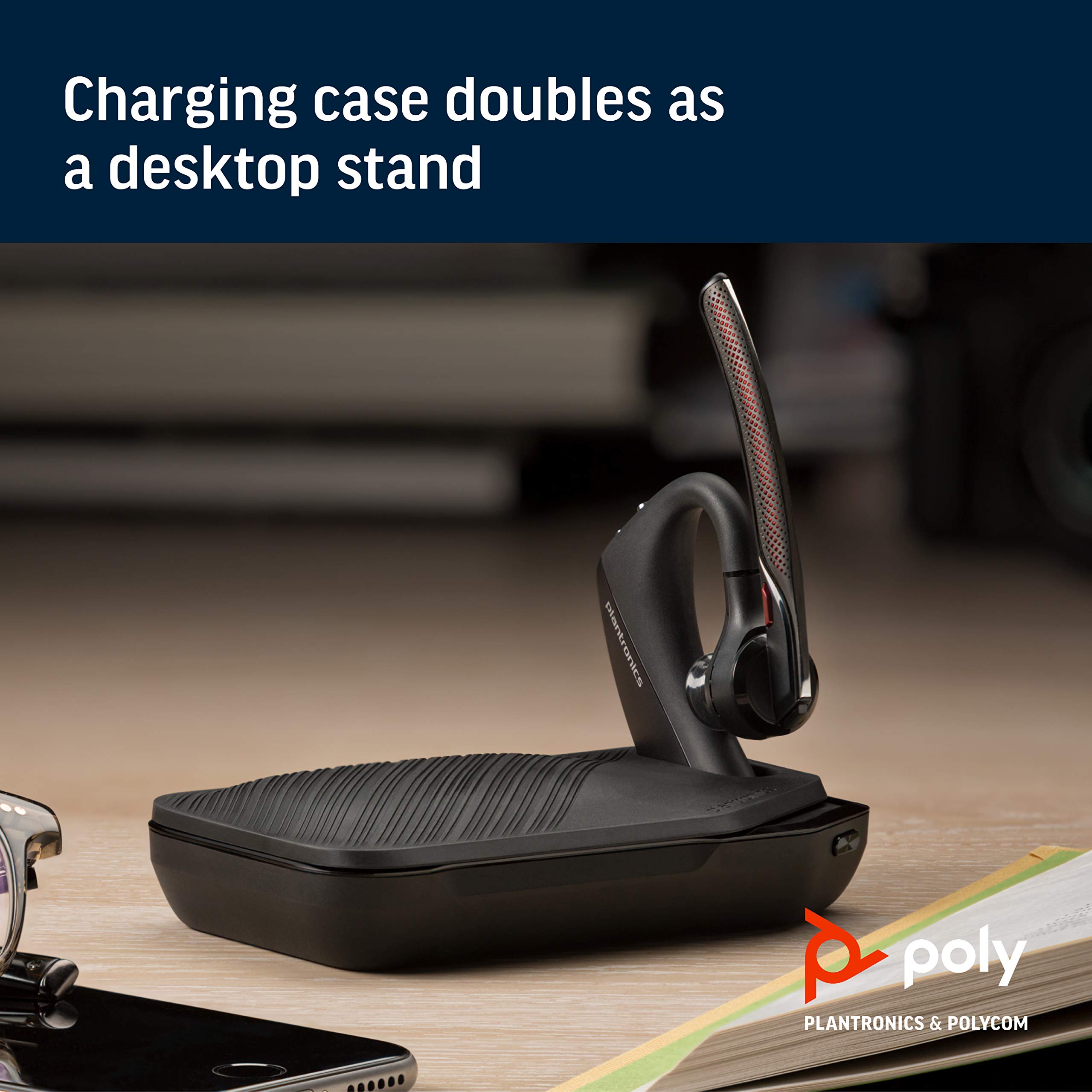 Plantronics Voyager 5200 Charge Case (Poly) - Wireless Headset Charging Case for Office, Call Center & Remote Work - Durable Headset Charger with Fast Charging Technology