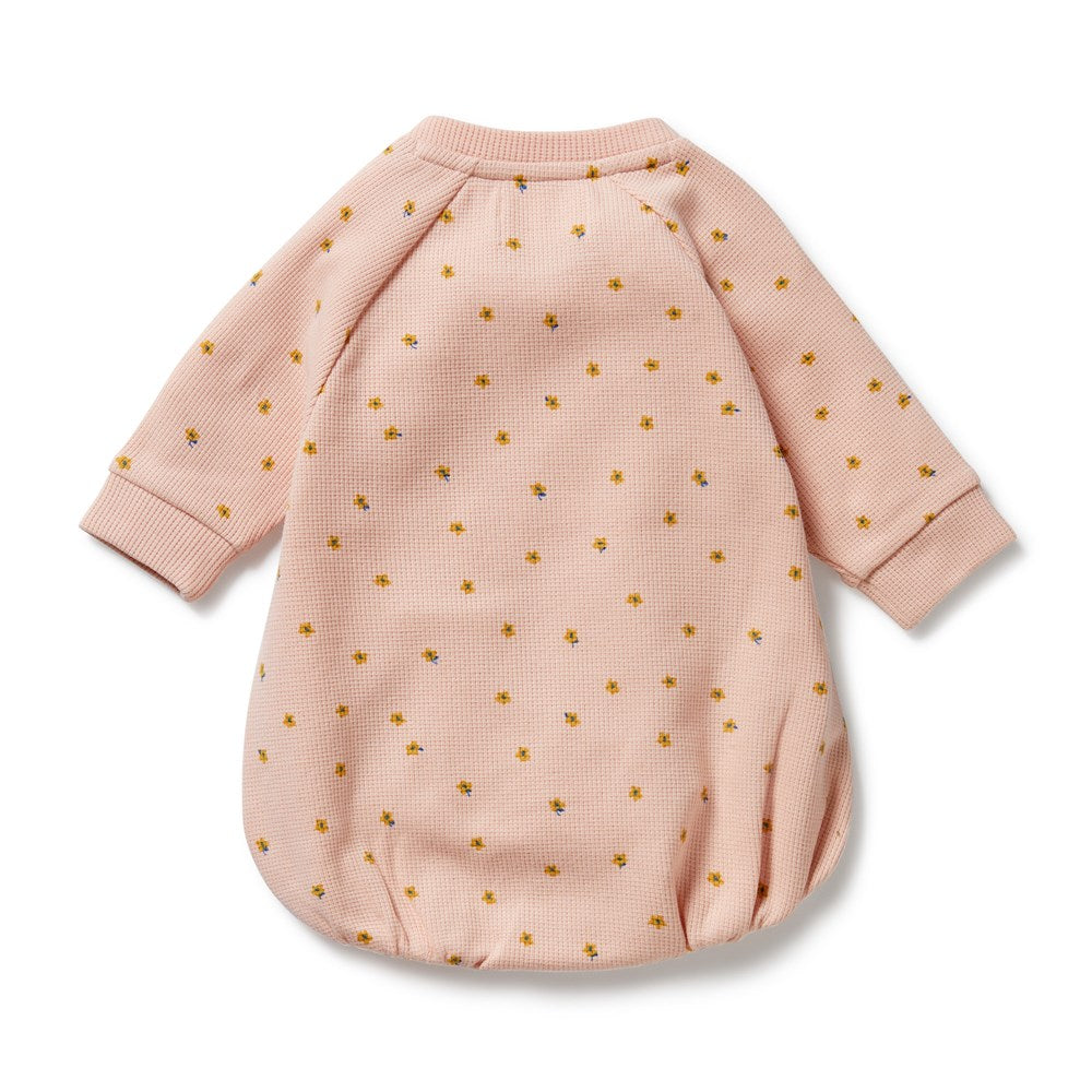 Little Fleur Organic Waffle Bodysuit for Babies - Soft Cotton Infant Onesie with Snap Closure - Perfect for Newborns, Sleepwear & Everyday Outfits