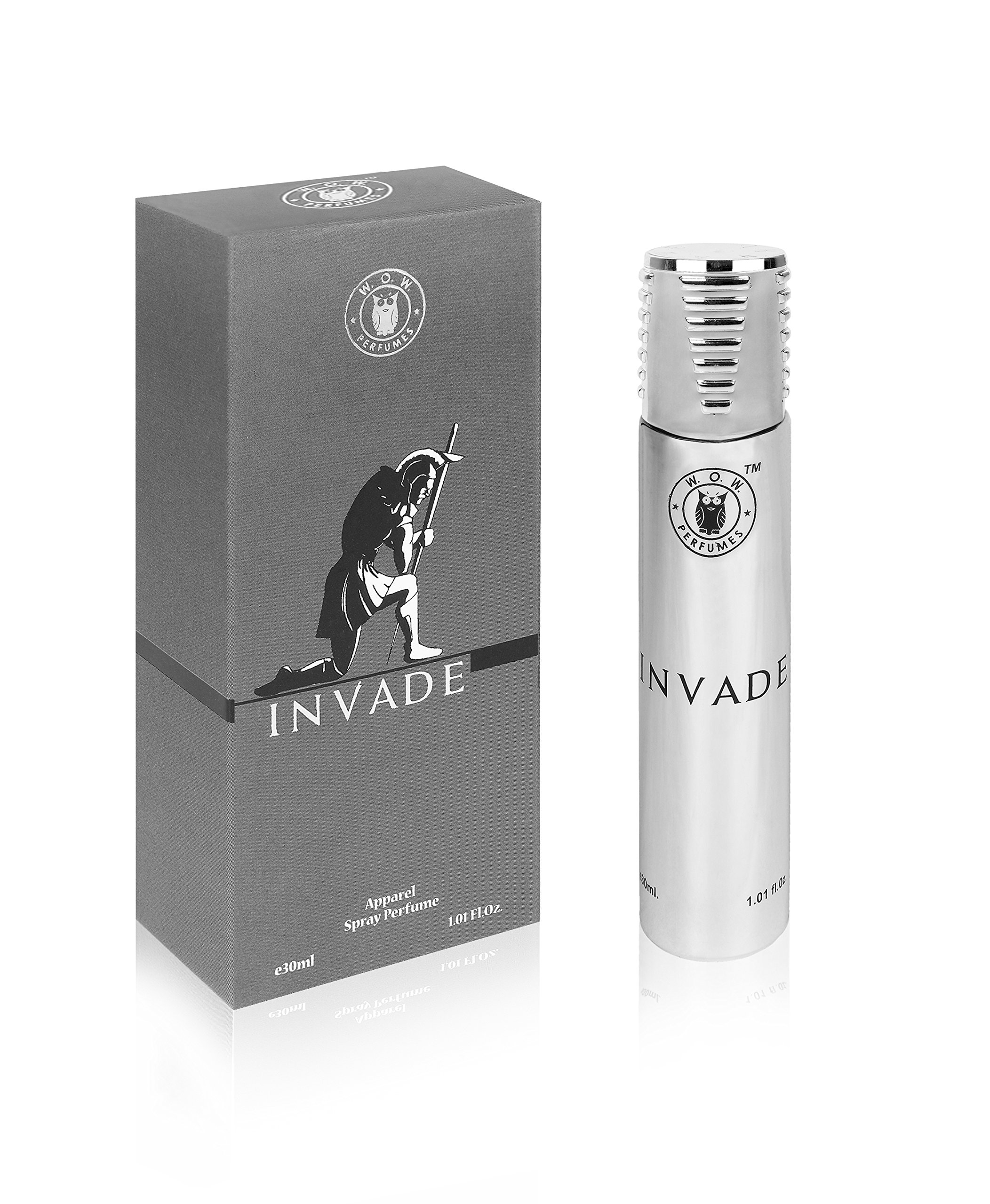 W.O.W. Perfumes Invade for Men - 30ml Long Lasting Luxury Cologne | Premium Branded Fragrance for Day & Night Wear, Office & Special Occasions