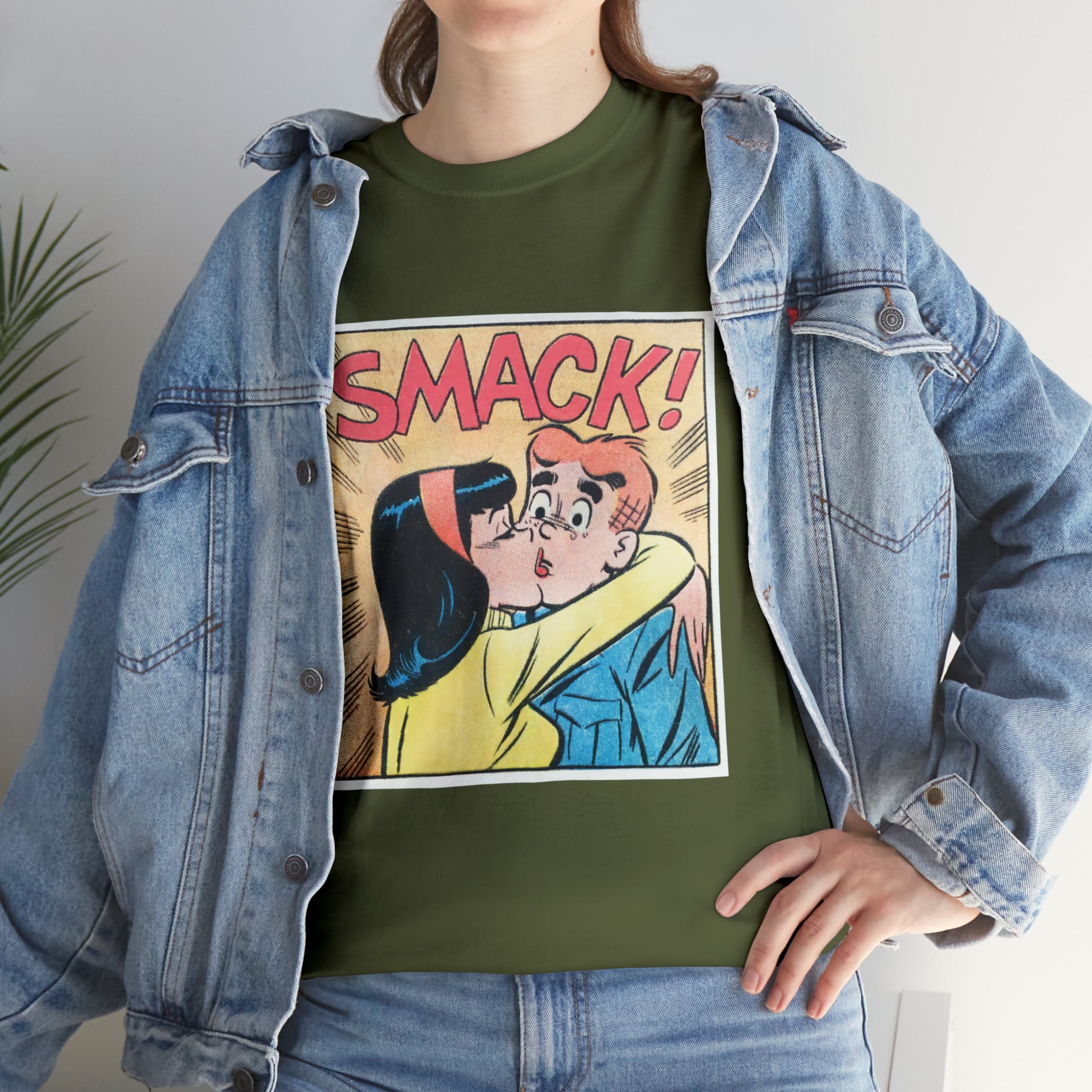 Varchie Graphic T-Shirt - Unisex Heavy Cotton Tee with Archie & Veronica Design - Perfect for Casual Wear, Cosplay, and Comic Book Fans