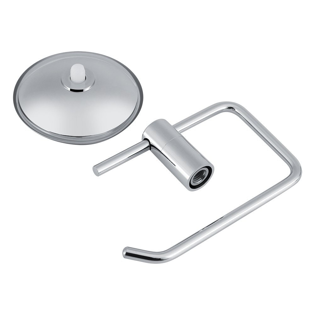 Stainless Steel Toilet Paper Holder with Strong Suction - Bathroom & Kitchen Tissue Towel Storage Rack - Perfect for Small Spaces, RVs, and Apartments
