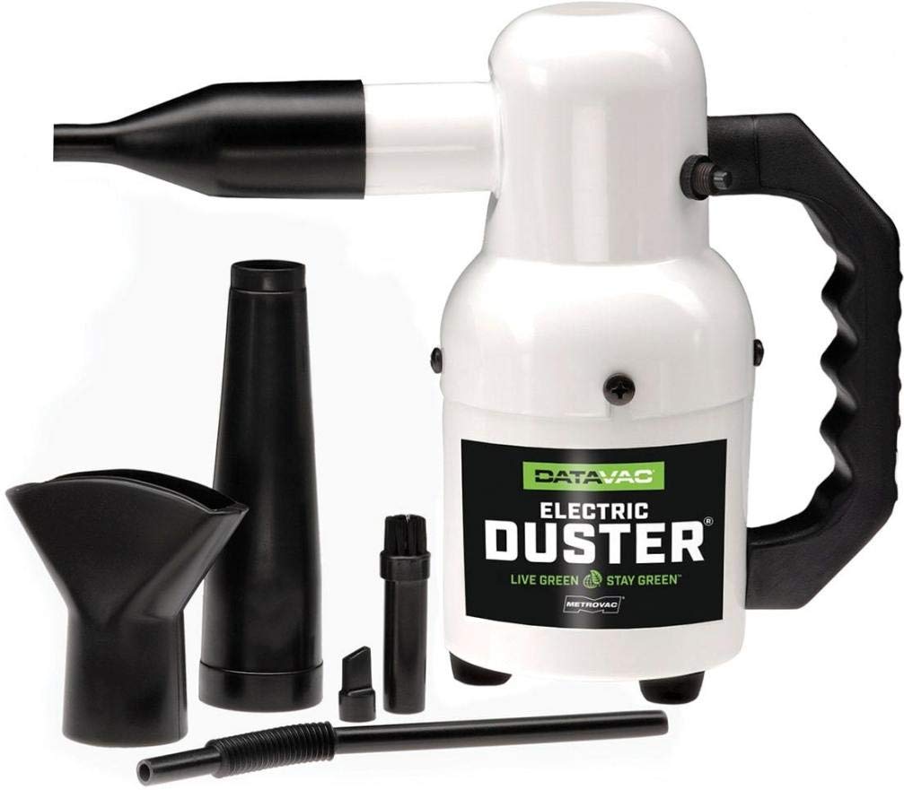 Metrovac DataVac ED-500 Electric Duster Kit - 120V 0.75HP 500W Powerful Air Blower for Electronics, Keyboards & PC Cleaning | US/Canada Plug | Ideal for Home, Office & Workshop Dust Removal