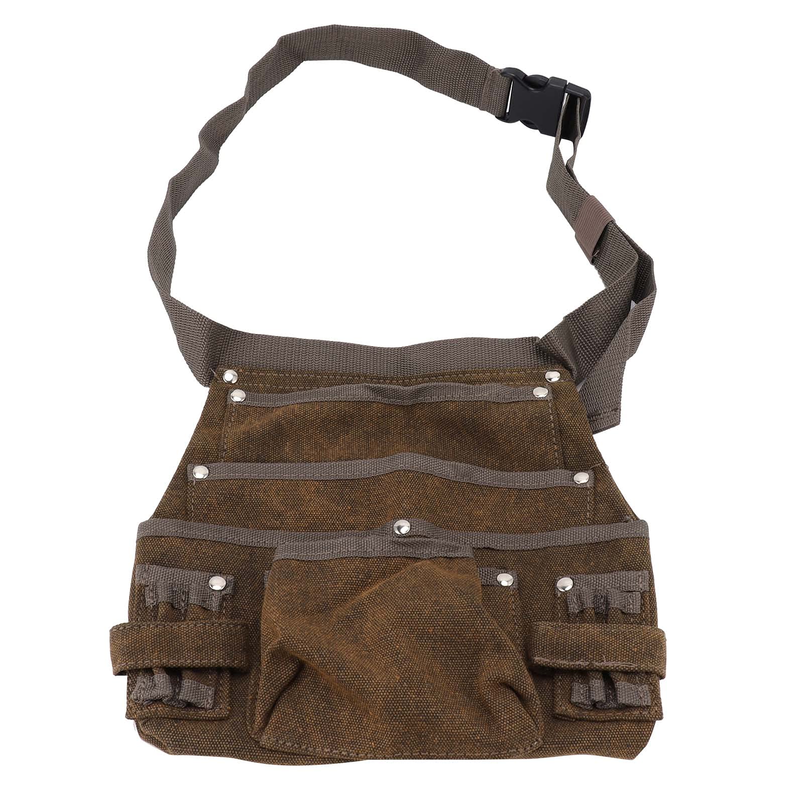 Shanrya Durable Adjustable Waterproof Tool Belt Bag with Multiple Pockets - Perfect for Construction Work, Dog Walking, Family Gatherings & Outdoor Activities