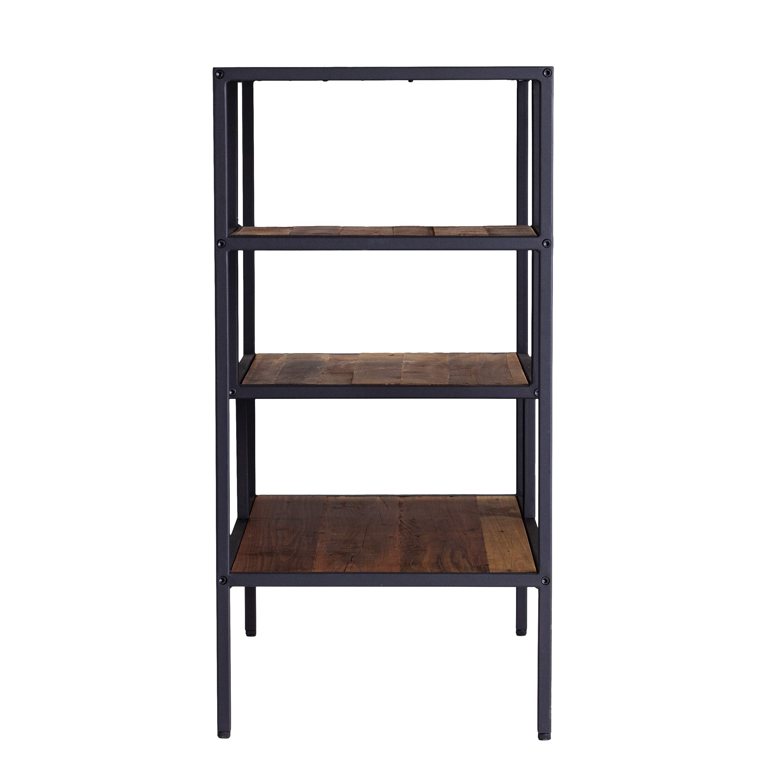 SEI Furniture Mathry Bookcase Bookshelf - Natural Cream Wooden Storage Shelf for Living Room, Bedroom, Office & Study - Organize Books, Decor & Essentials