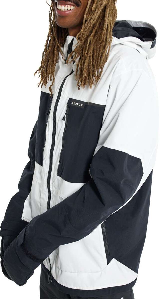 Burton Frostner 2L Waterproof Jacket for Men & Women 2024 - Lightweight Winter Snowboarding Coat for Skiing, Hiking & Outdoor Adventures