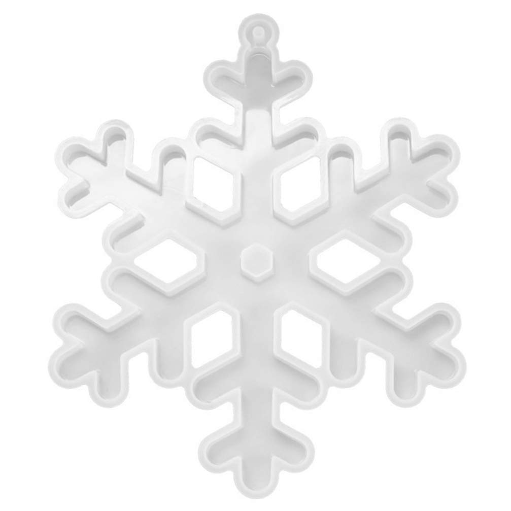 HEALLILY Christmas Snowflake Resin Jewelry Molds - DIY Silicone Molds for Epoxy Resin Casting, Soap Making, Crystal Crafts - Perfect for Xmas Ornaments, Pendants, and Holiday Decorations (Use for DIY Gifts, Home Decor, Party Favors)