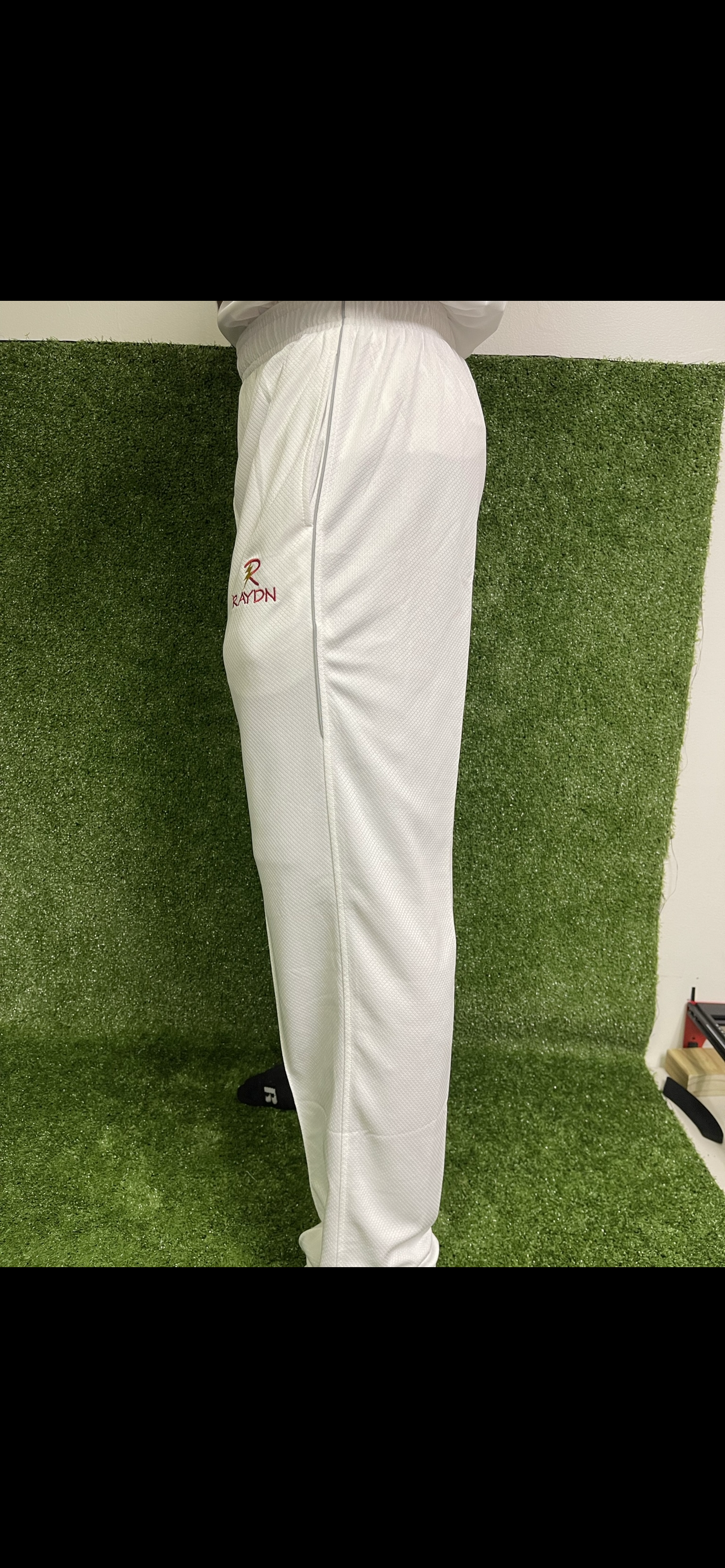Raydn Cricket White Pant - Comfortable & Stylish Cricket Pants for Men - Perfect for Sports, Training & Outdoor Activities