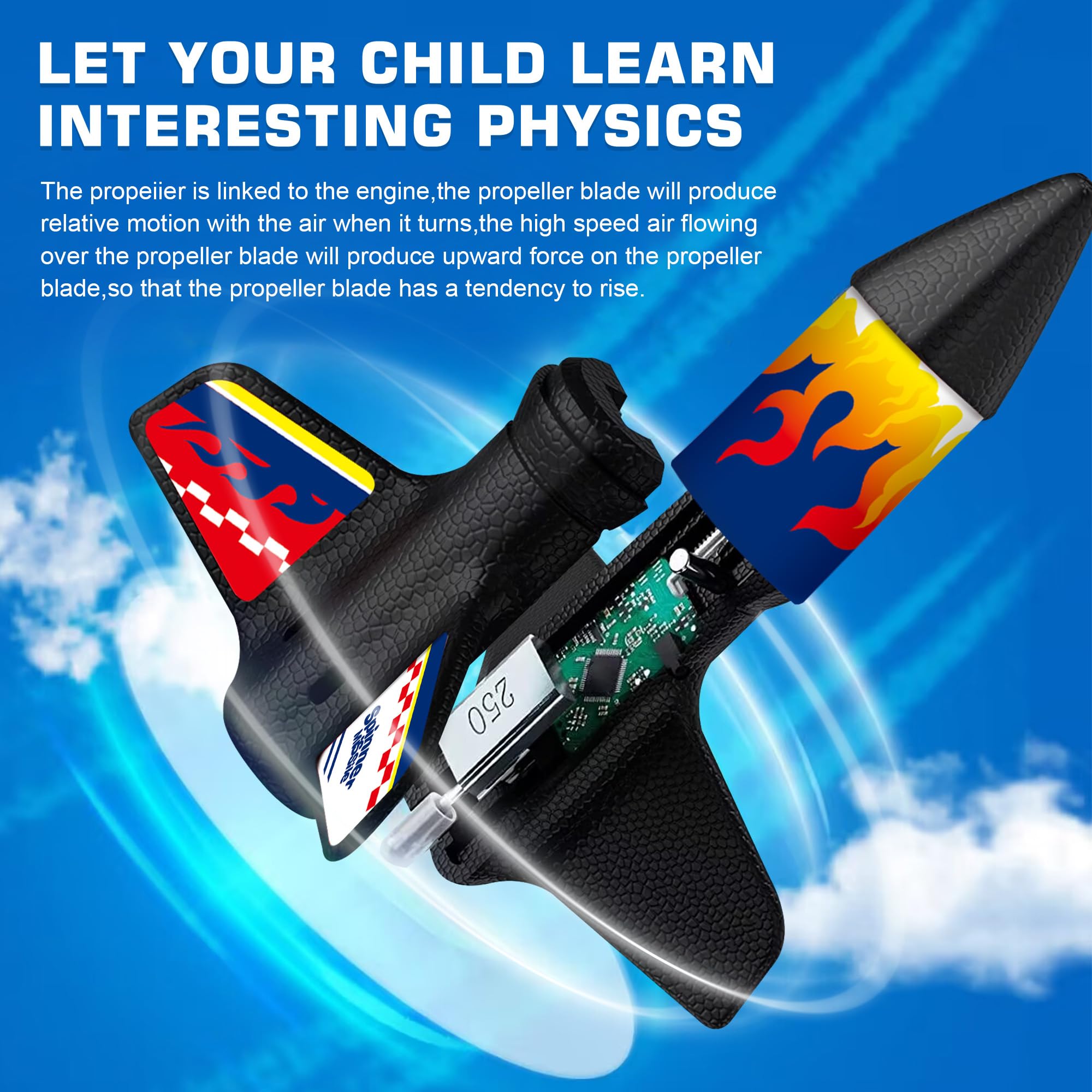 High Flying Rocket Launcher Kit with Launch Set - STEM Toy for Kids Ages 8-12 | Outdoor Science Experiment, Birthday & Children's Day Gift | Perfect for Backyard Play, School Projects & STEM Learning Activities