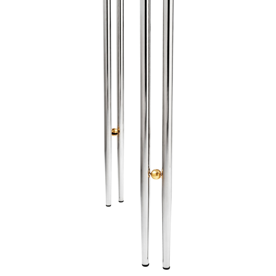 Gubi Gamfratesi Ioi Side Table - Modern Scandinavian End Table for Living Room, Bedroom & Office - Stylish Small Table with Wooden Legs & Marble Top