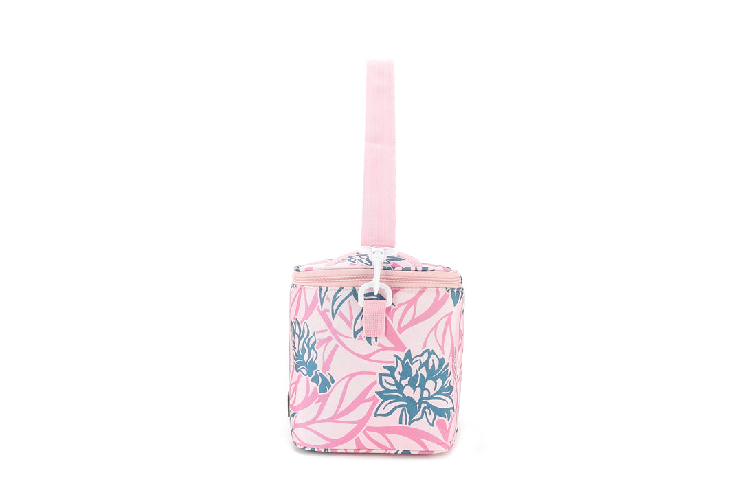 Premium Insulated Cooler Tote Bag - Medium Size, Heliconia Pink - Perfect for Beach Picnics, Camping & Outdoor Adventures