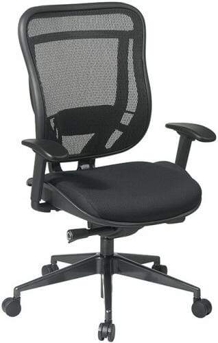 Ergonomic Space Seating Air Grid® High Back Mesh Office Chair with Lumbar Support - Adjustable Swivel Task Chair for Home & Office Workspaces - Perfect for Long Hours of Computer Work, Gaming, and Conference Rooms