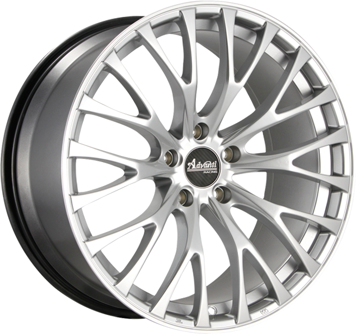 Advanti Fastoso Silver Machined Undercut 20x10 +35 5x112mm 73.1mm Wheels - Premium Alloy Rims for Audi, BMW, Mercedes - Perfect for Street Performance & Custom Car Builds