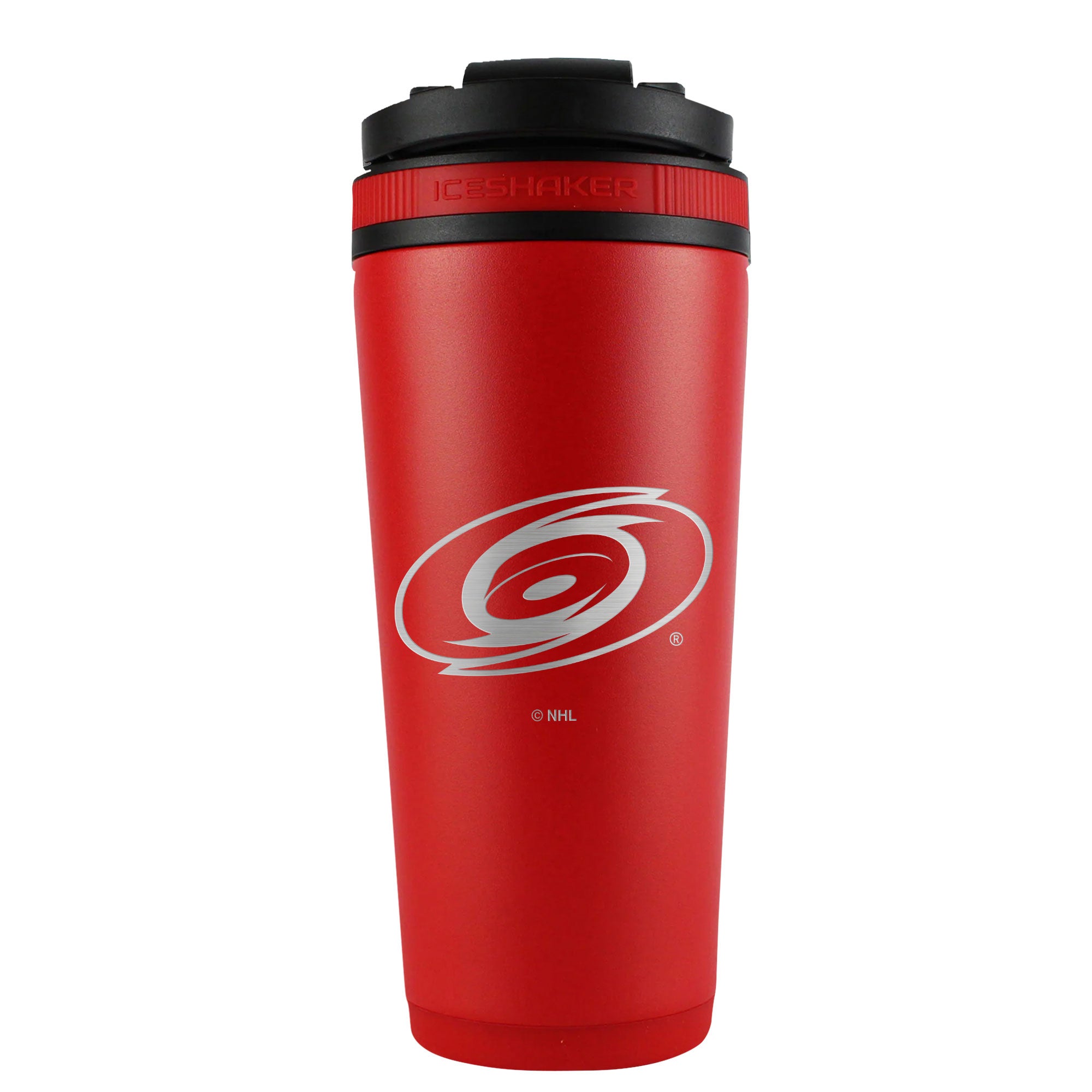 Official Carolina Hurricanes 26oz Insulated Stainless Steel Water Bottle with Ice Retention - Perfect for Hockey Games, Gym Workouts & Outdoor Activities