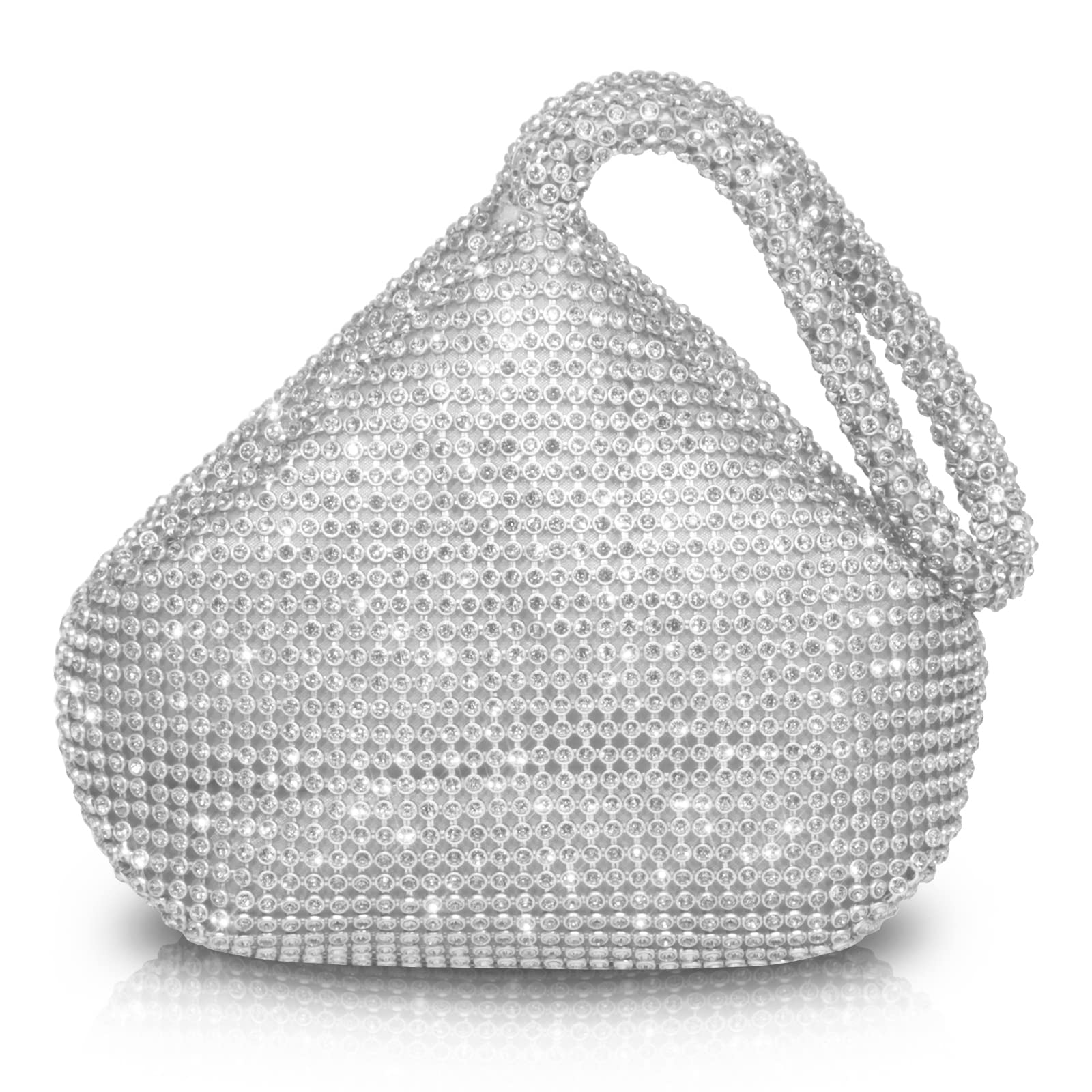 Elegant Rhinestone Clutch Purse for Women - Sparkly Evening Bag for Party, Wedding & Special Occasions | Stylish Handbag for Prom, Cocktail & Formal Events