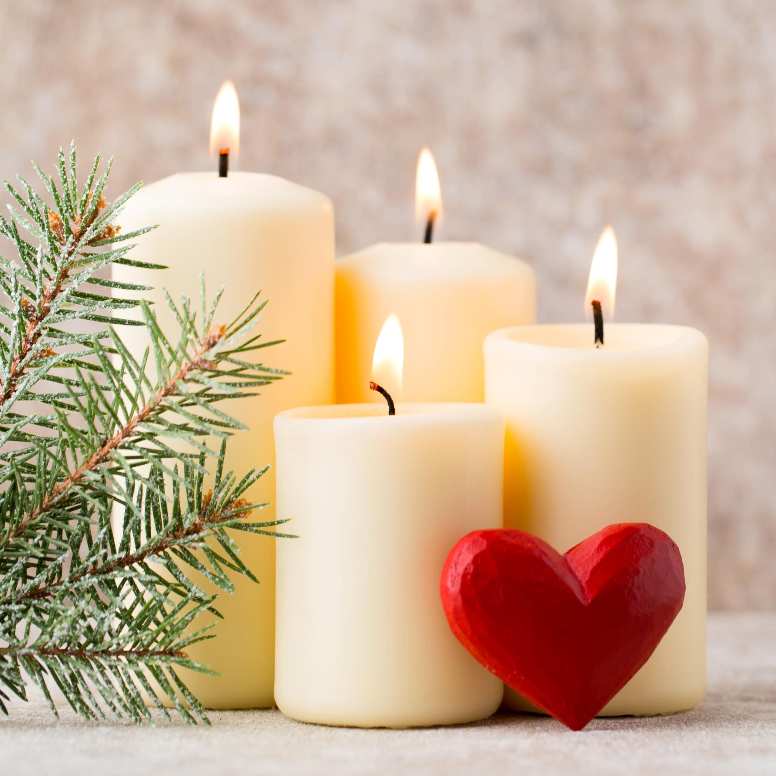 PARNOO Ivory Pillar Candles Set of 3 - Dripless Unscented Decorative Candles (3x3, 3x6 & 3x9 Inches) for Wedding Centerpieces, Home Decor, Table Settings & Romantic Ambiance