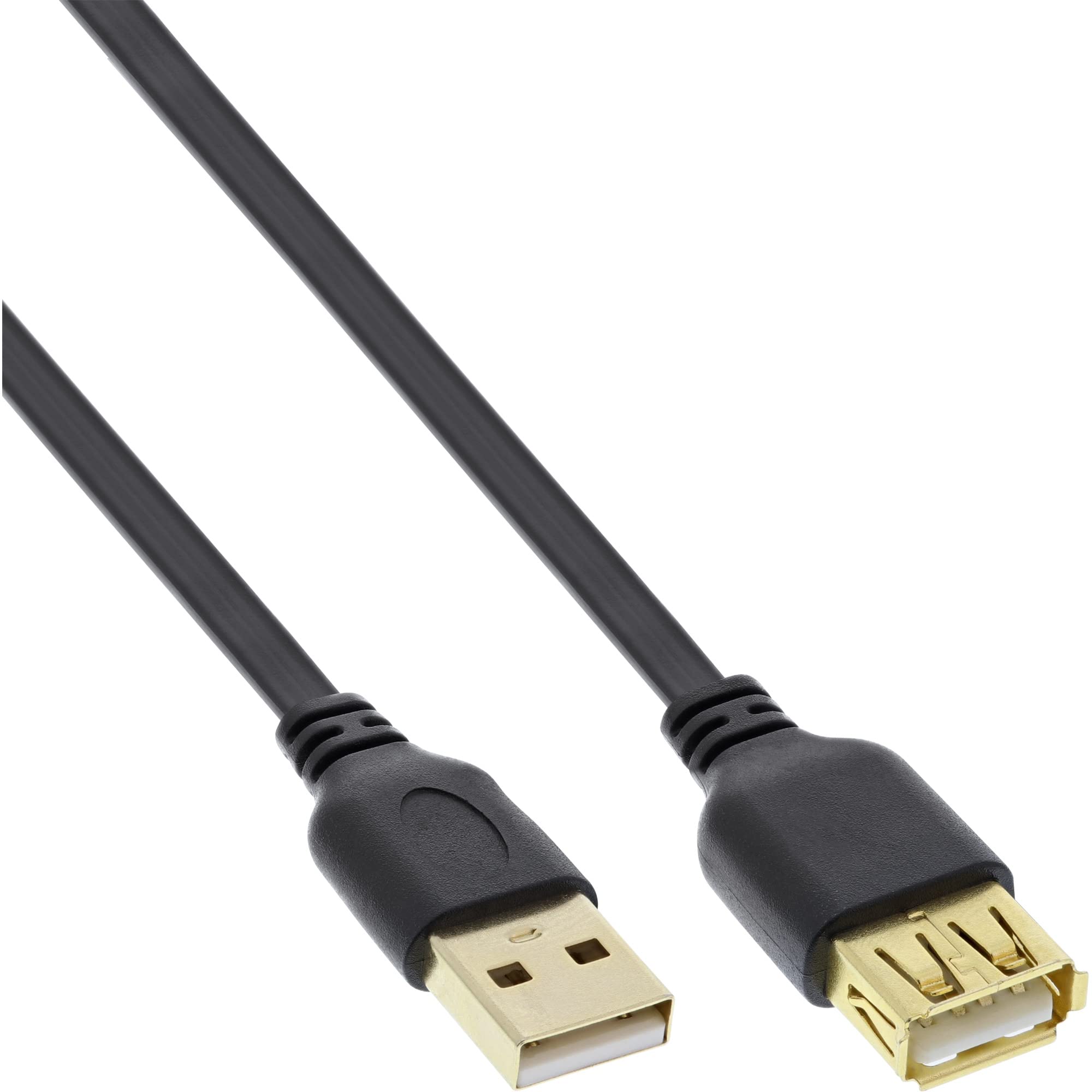 High-Temperature 34650°F 0.5m USB A to USB B Cable - Gold-Plated Connectors, Durable Black USB 2.0 Cord for Fast Data Transfer - Perfect for Computers, Printers, Scanners & Office Equipment