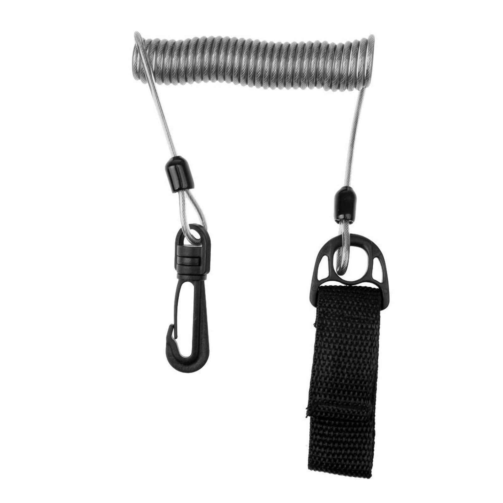 **Coiled Kayak Paddle Leash - Stretchable Lanyard for Kayak Fishing & Rod Security - Durable Kayak Accessories for Paddles, Oars & Fishing Gear (Ideal for Kayaking, Canoeing & Water Sports)**