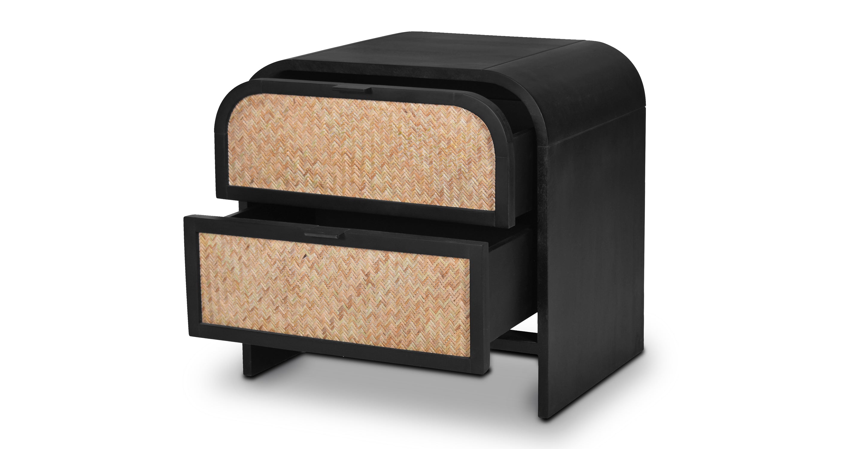 Modern Seville Nightstand with USB Ports - Stylish Bedside Table for Bedroom, Living Room & Guest Room - Compact Storage with Drawer & Shelf - Perfect for Small Spaces & Apartments