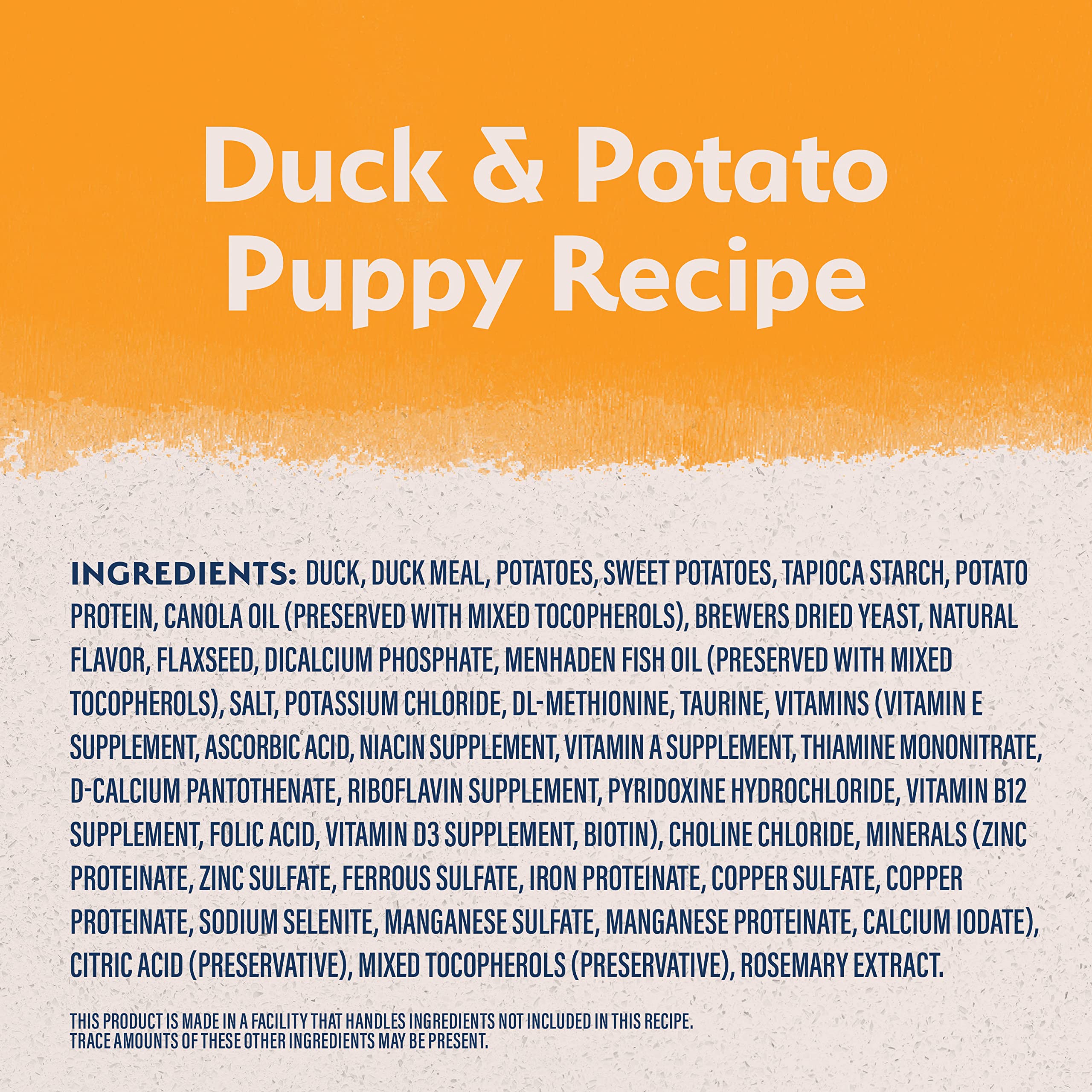 Natural Balance Limited Ingredient Puppy Grain-Free Dry Dog Food - Duck & Potato Recipe, 12lb (Pack of 1) | Hypoallergenic Kibble for Sensitive Stomachs | Perfect for Puppy Training & Daily Nutrition