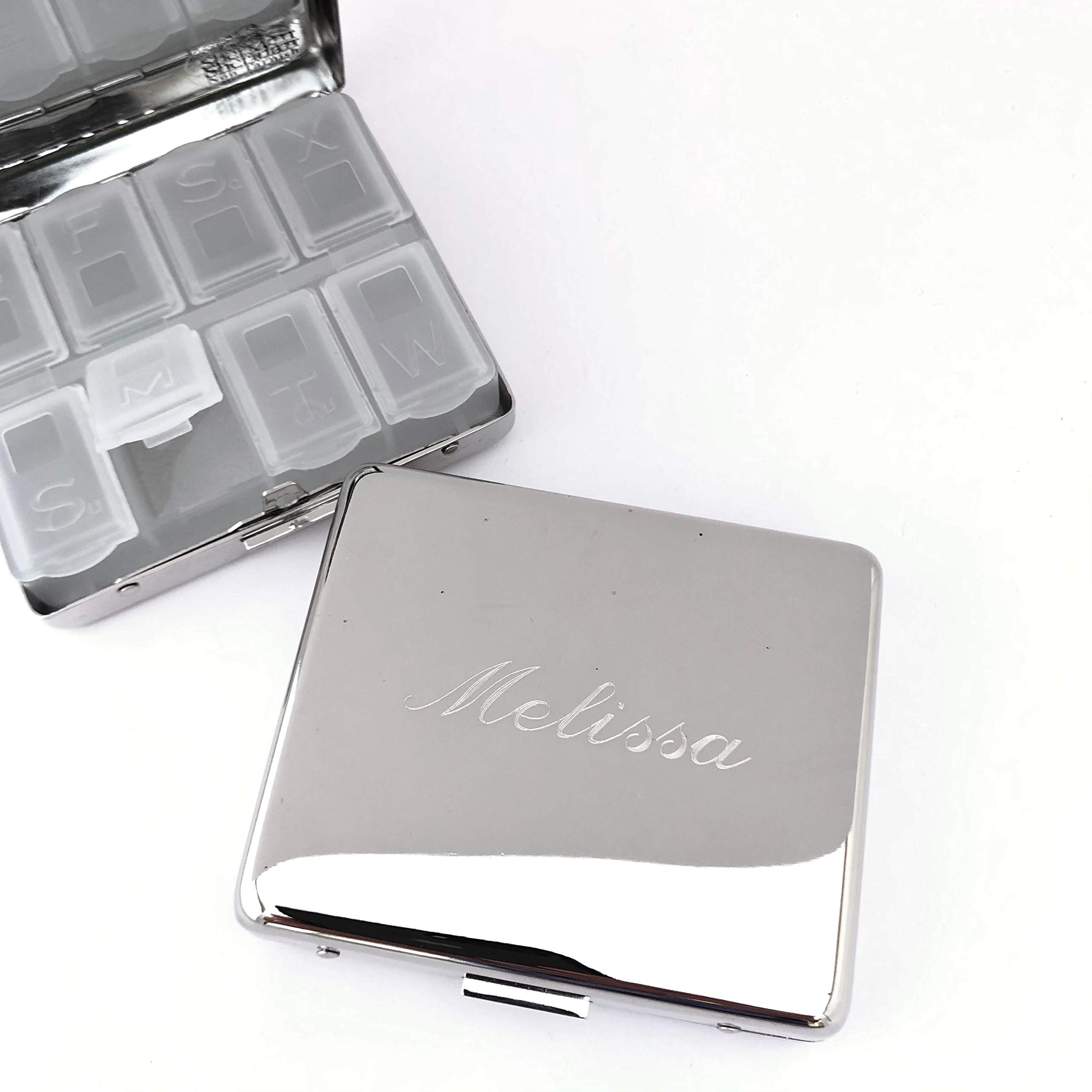 7 Day Pill Organizer - Personalized Weekly Medication Box for Vitamins & Supplements - Perfect for Travel, Home, and Office Use