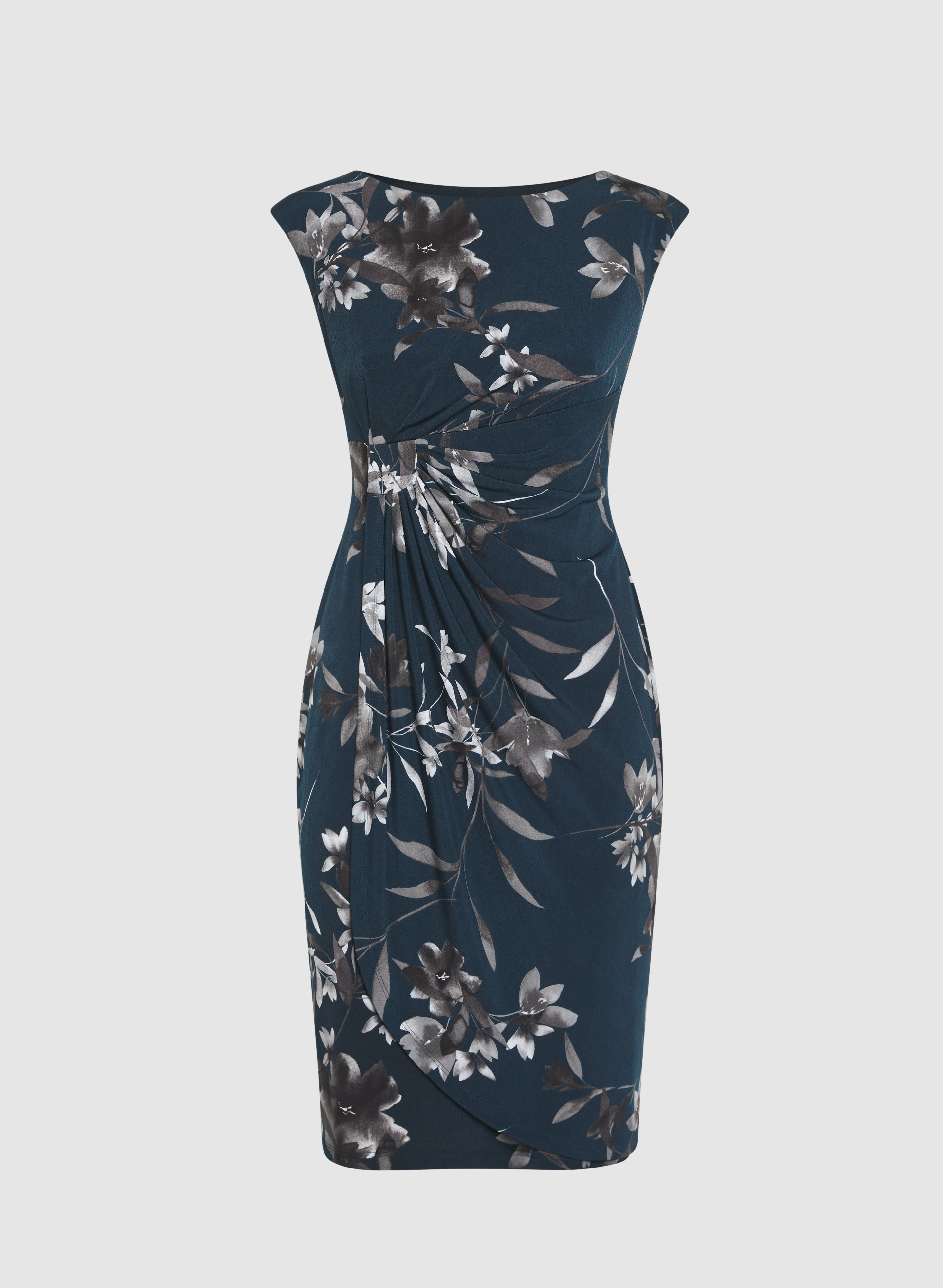 Elegant Floral Maxi Dress for Women - Summer Boho Chic Flowy Long Dress with Side Slit - Perfect for Beach, Vacation, and Date Night