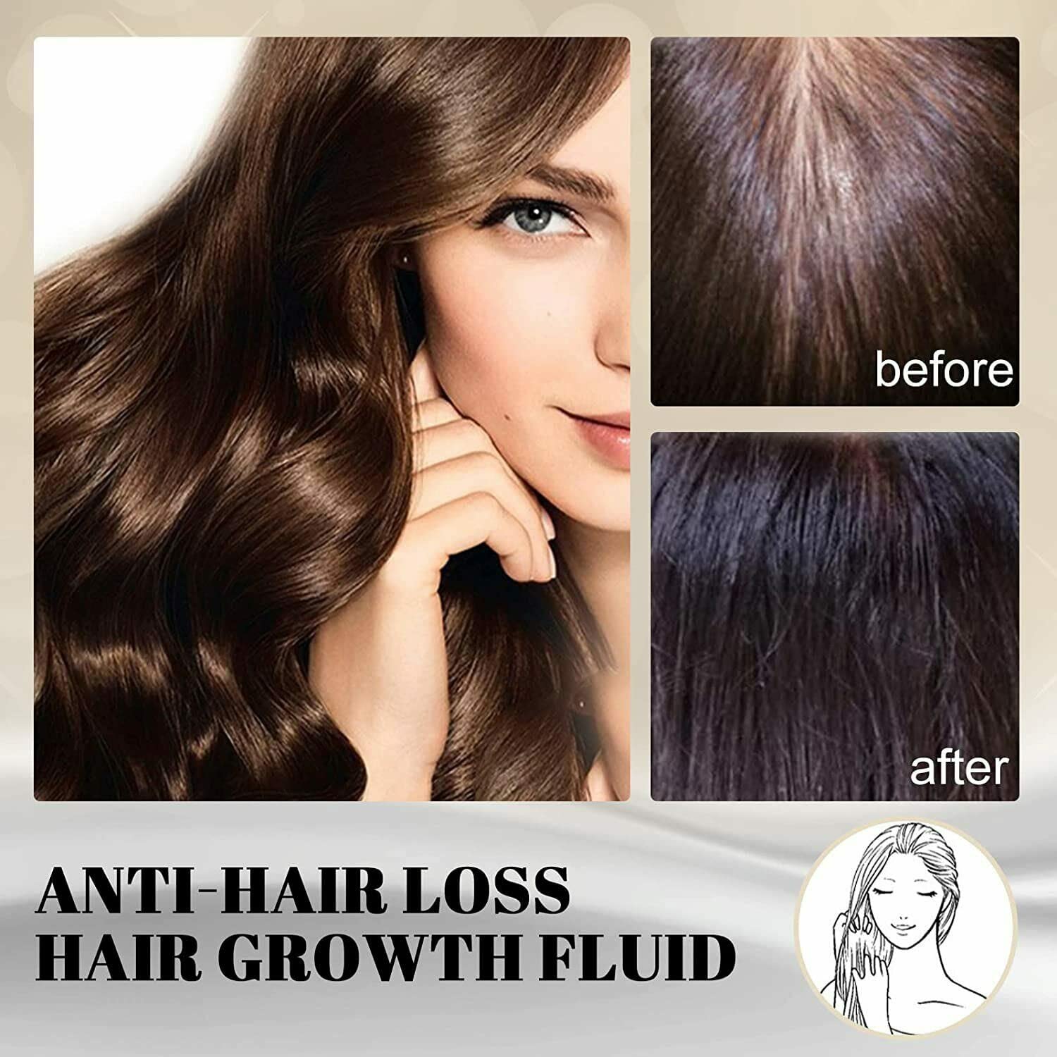 Ginaday Instant Ginger Hair Regrowth Shampoo 500ml - Natural Ginger Shampoo for Hair Growth & Thinning Hair Treatment | Anti-Hair Loss & Scalp Care | Promotes Thicker, Healthier Hair | Perfect for Daily Use & Hair Recovery