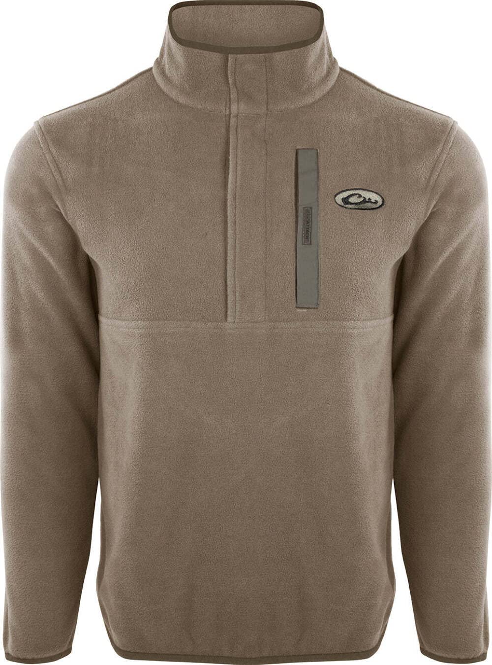 Drake Waterfowl Camp Fleece Pullover 2.0 - Men's Warm Hunting Jacket for Outdoor Adventures - Perfect for Camping, Hiking & Cold Weather Activities
