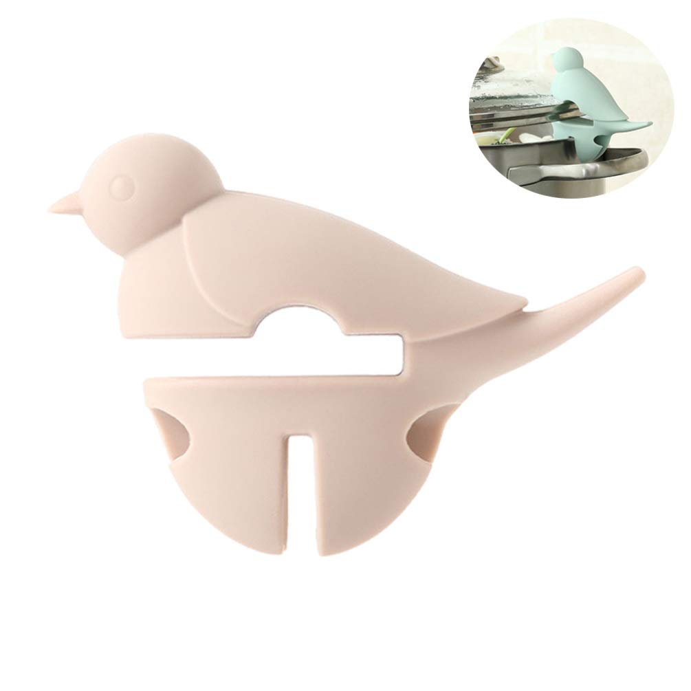 Stainless Steel Pot Clip Spoon Rest - Heat Resistant Kitchen Utensil Holder for Cooking, Frying & Serving - Perfect for Stovetop, Countertop & Outdoor Use