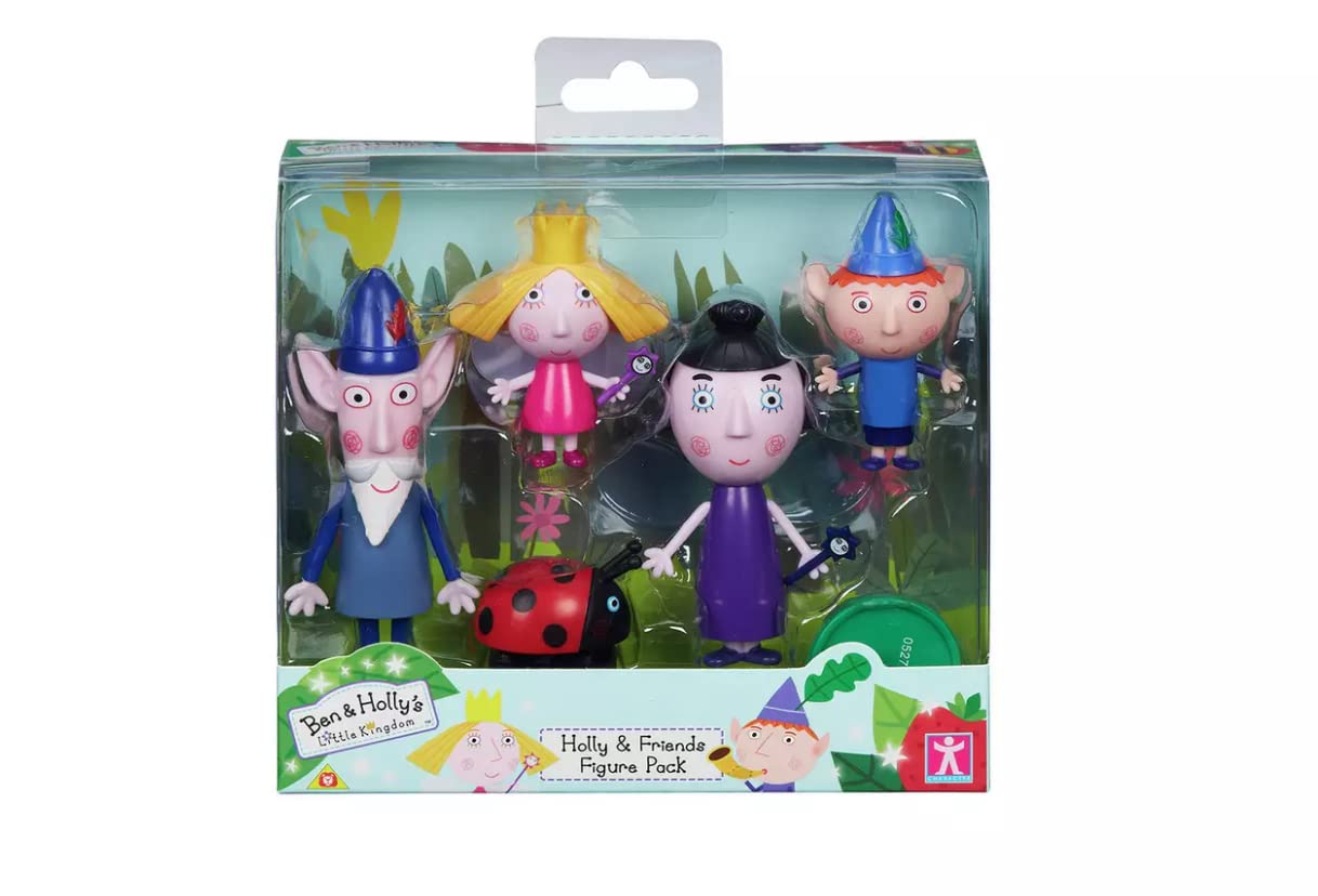 Ben & Holly's Little Kingdom Collectible 5-Figure Playset - Wise Old Elf, Nanny Plum & Friends - Imaginative Pretend Play for Kids | Birthday Gift, Party Favor, Preschool Learning Toy