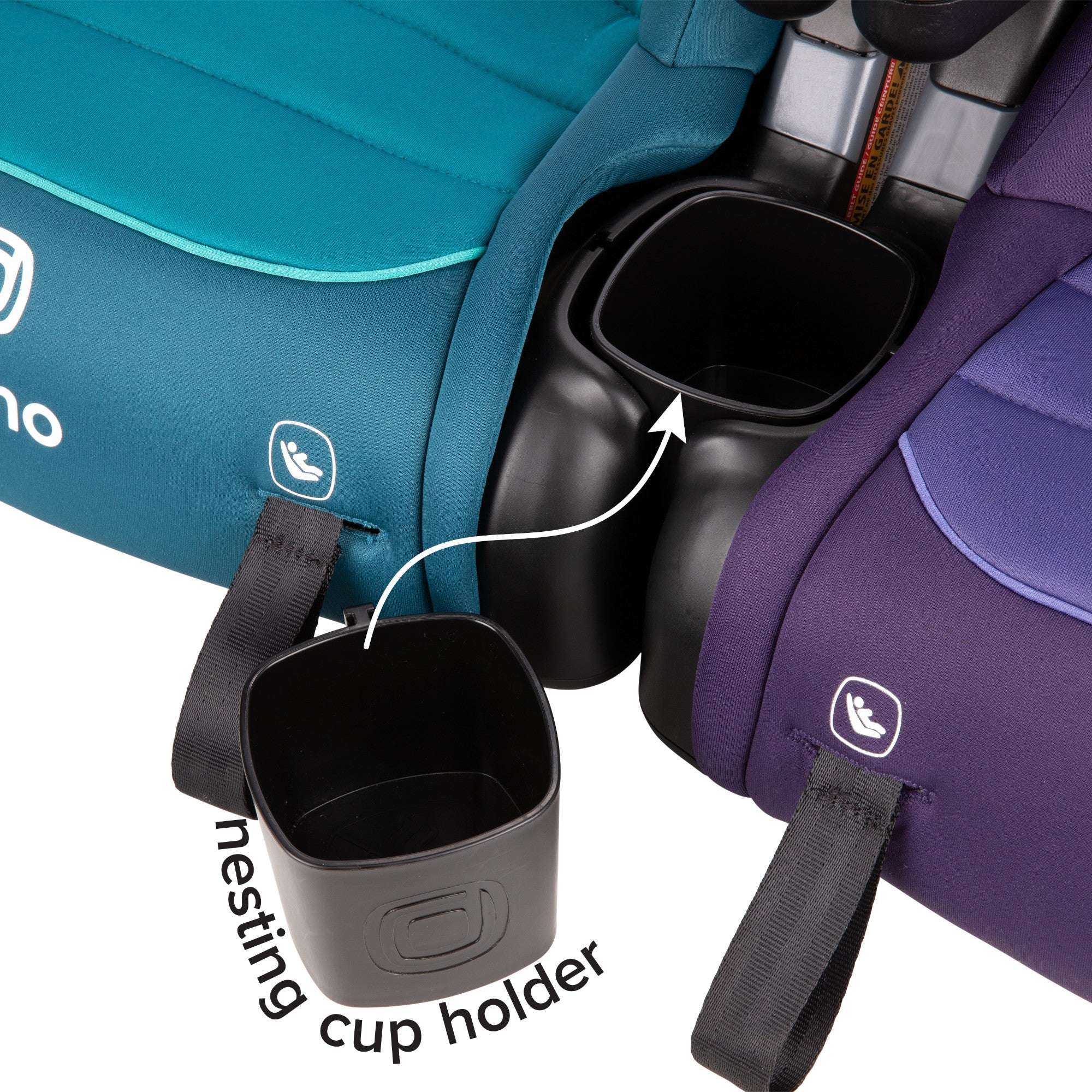 Diono Connect3 RXT Backless Booster Car Seat for Kids - Pack of 2 | Lightweight & Comfortable | Ideal for Travel, School, and Everyday Use