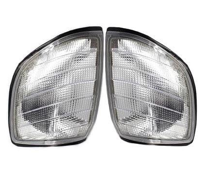 1992-1999 Mercedes-Benz S-Class W140 Corner Lights & Parking Lamps Pair - Replacement Headlight Assembly for Improved Night Visibility & Safety Driving