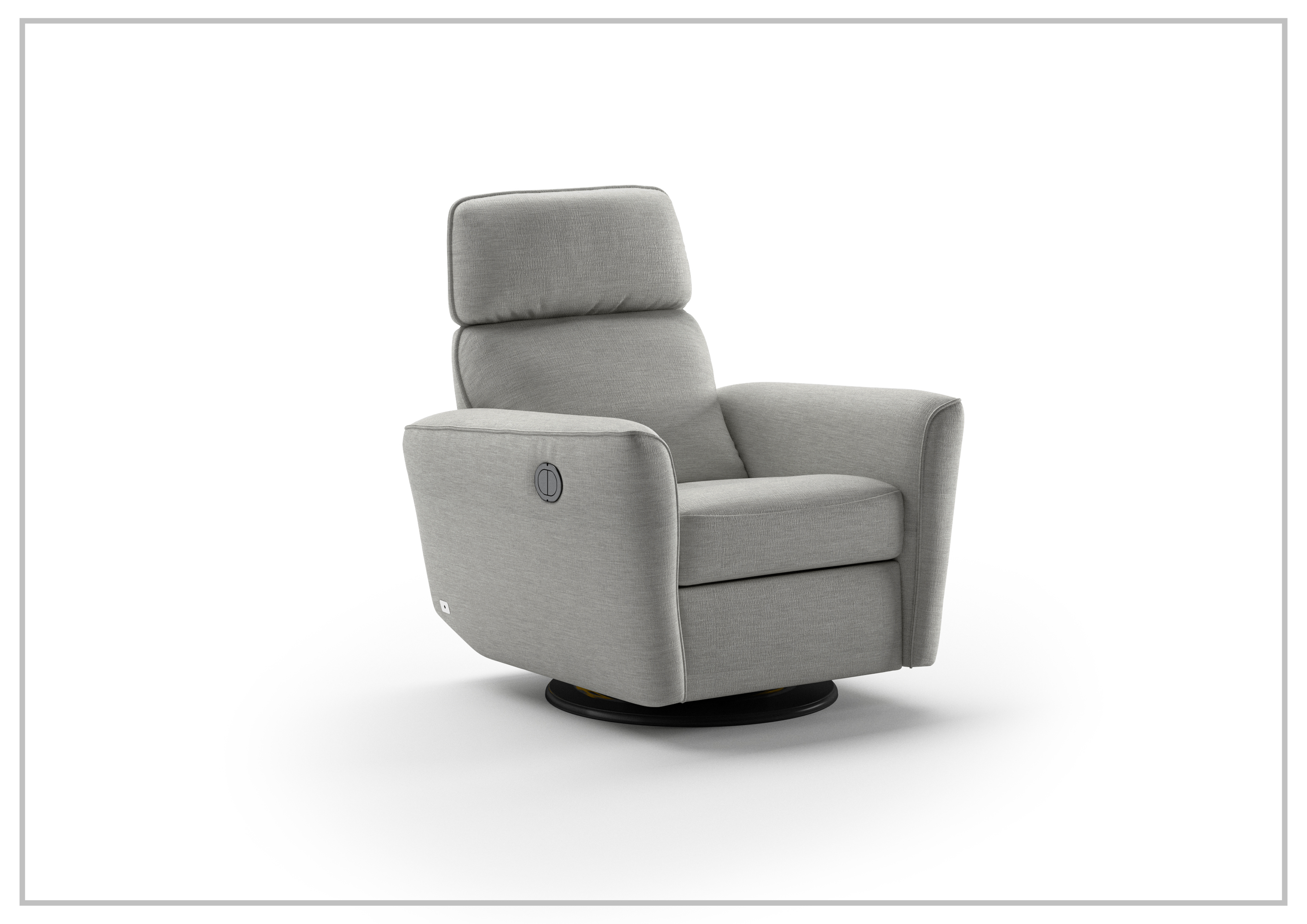 Power & Manual Recliner Chair with Welted Fabric - Comfortable Lift Chair for Living Room, Home Theater & Office - Adjustable Electric Reclining Sofa with USB Charging Port