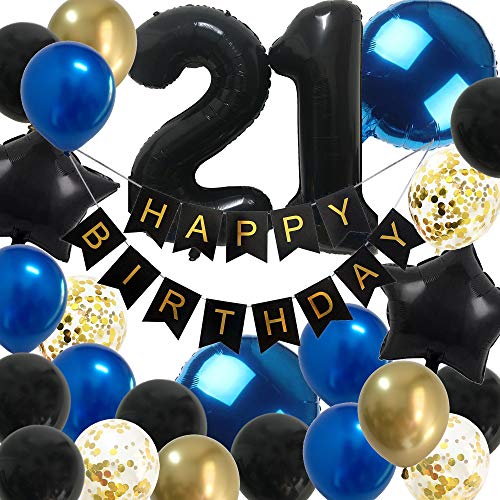 21th Black Blue
