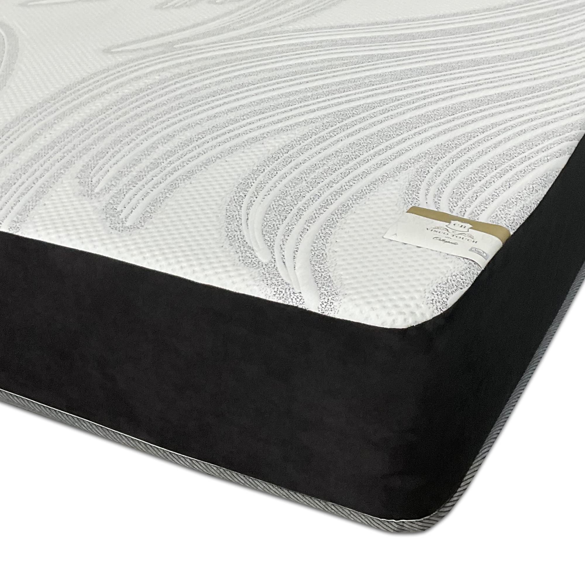 Premium Gel Memory Foam Mattress Queen Size - Cooling & Pressure Relief - Beige - Perfect for Back Pain Relief & Hot Sleepers