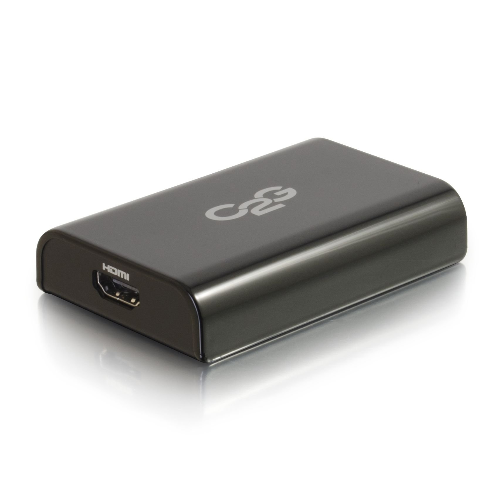 C2G USB 3.0 to HDMI Adapter with Audio Support - External Video Card Converter for Laptop/PC - Black (Model 30562) - Perfect for Home Office, Gaming & Presentations