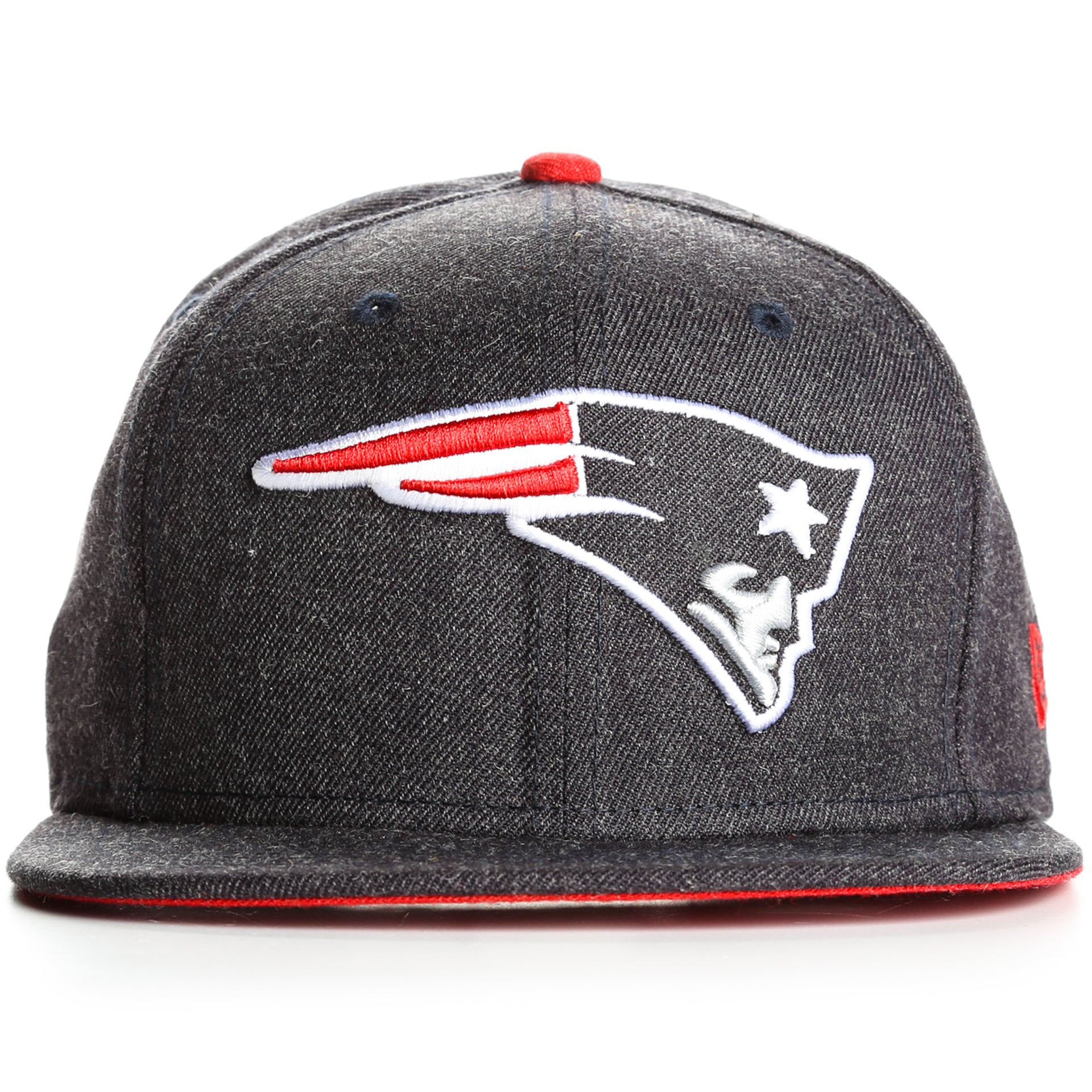 New Era 9Fifty New England Patriots Heather Hype Snapback Cap - Charcoal Heather - Perfect for Game Day, Sports Events & Casual Outfits