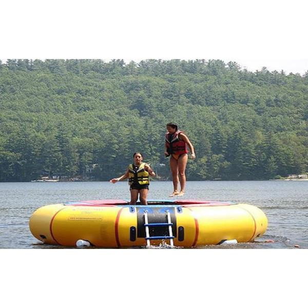 Island Hopper 15ft Classic Water Trampoline - Premium Floating Bounce Platform for Lakes, Pools & Backyard Water Fun - Perfect for Summer Parties, Family Recreation & Outdoor Water Activities