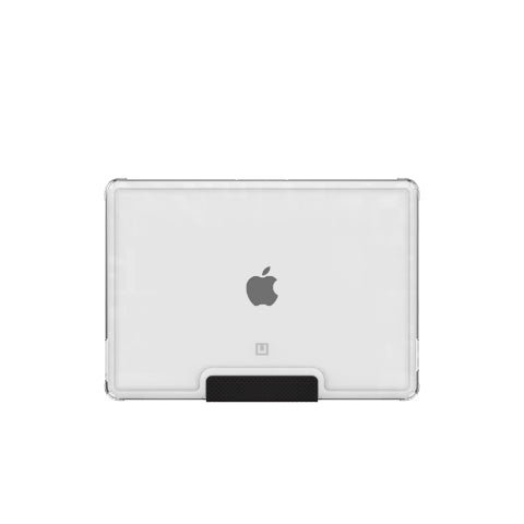 UAG U Lucent Protective Case for MacBook Air 13 M2 (2022 Model) - Ice/Black | Slim Durable Cover for Work, Travel & Everyday Use