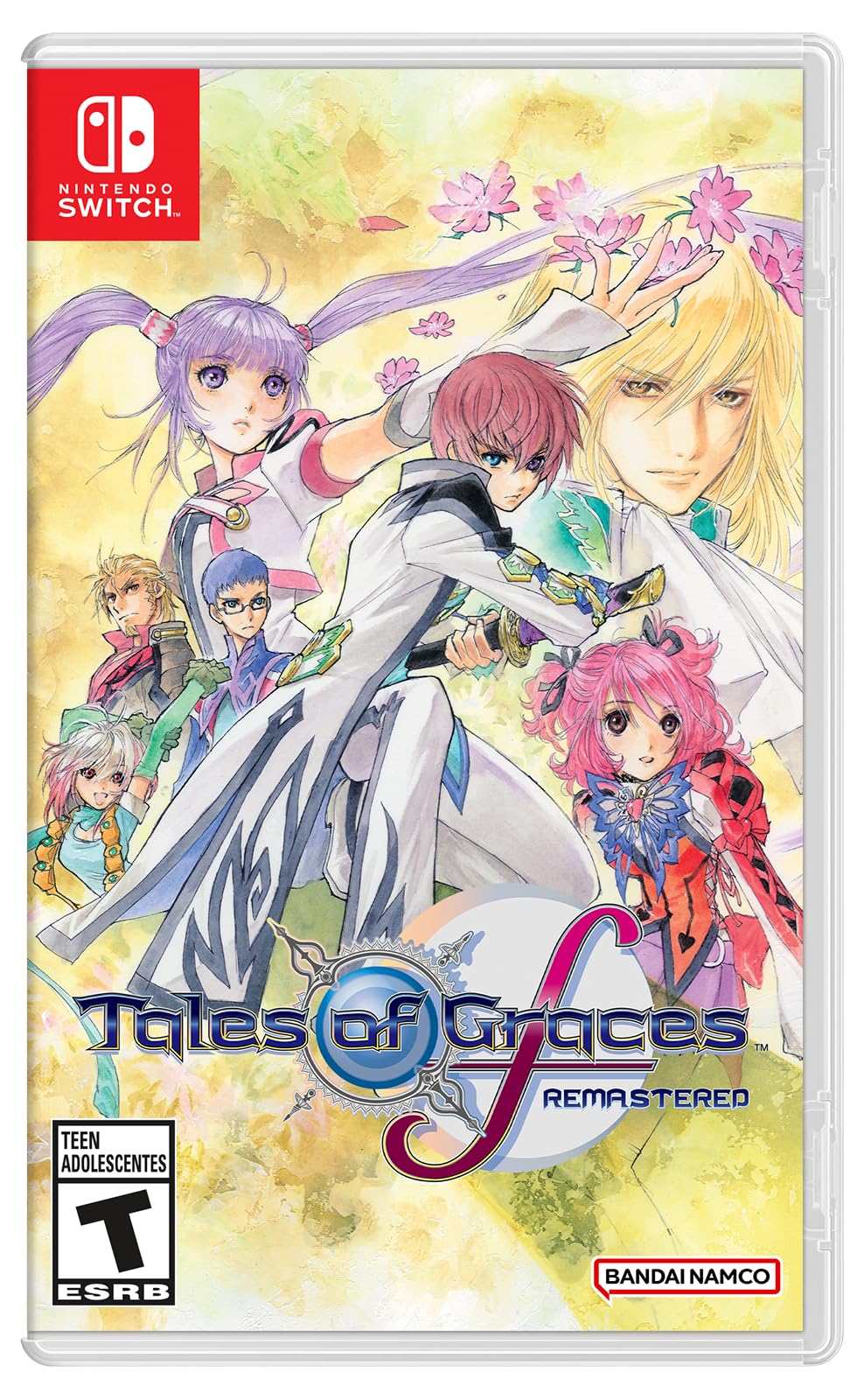 Tales of Graces f Remastered - Nintendo Switch Game | JRPG Adventure for Anime Fans | Perfect for Travel & Home Gaming