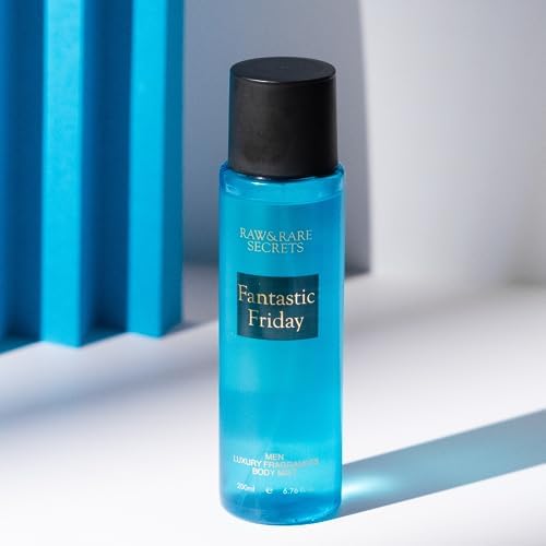 Prime Craft Fantastic Friday Luxury Body Mist for Men – Long Lasting Fragrance, 200ml | Fresh & Masculine Cologne Spray for Daily Use, Gym, Office & Date Night