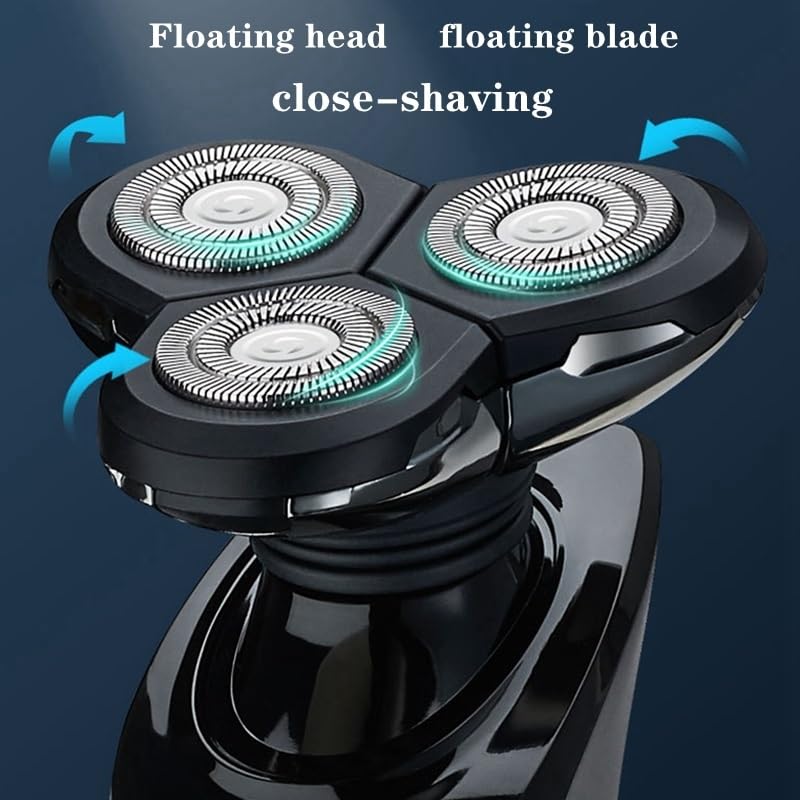 Best Electric Shaver for Bald Men - Waterproof Rechargeable Head & Beard Shaver with LCD Display, Wet/Dry Use for Smooth Shaving - Perfect for Travel, Gym & Daily Grooming