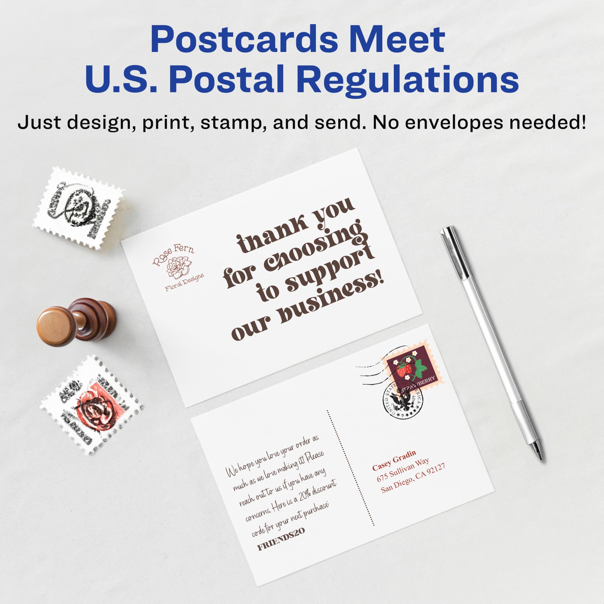 Avery Printable Postcards 4