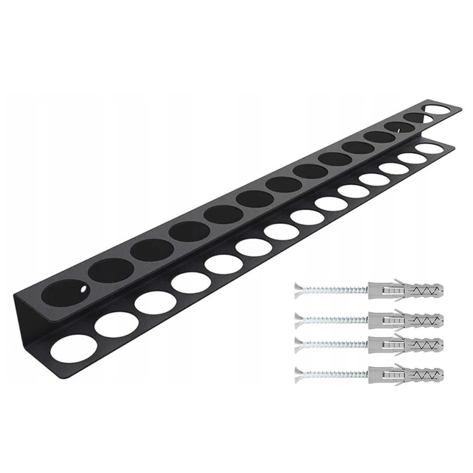 Wall Mounted Tool Organizer Rack for Screwdrivers, Pliers & Hammers - Heavy Duty Workshop Tool Storage with Wall Mount - Perfect for Garage, Workshop & DIY Projects
