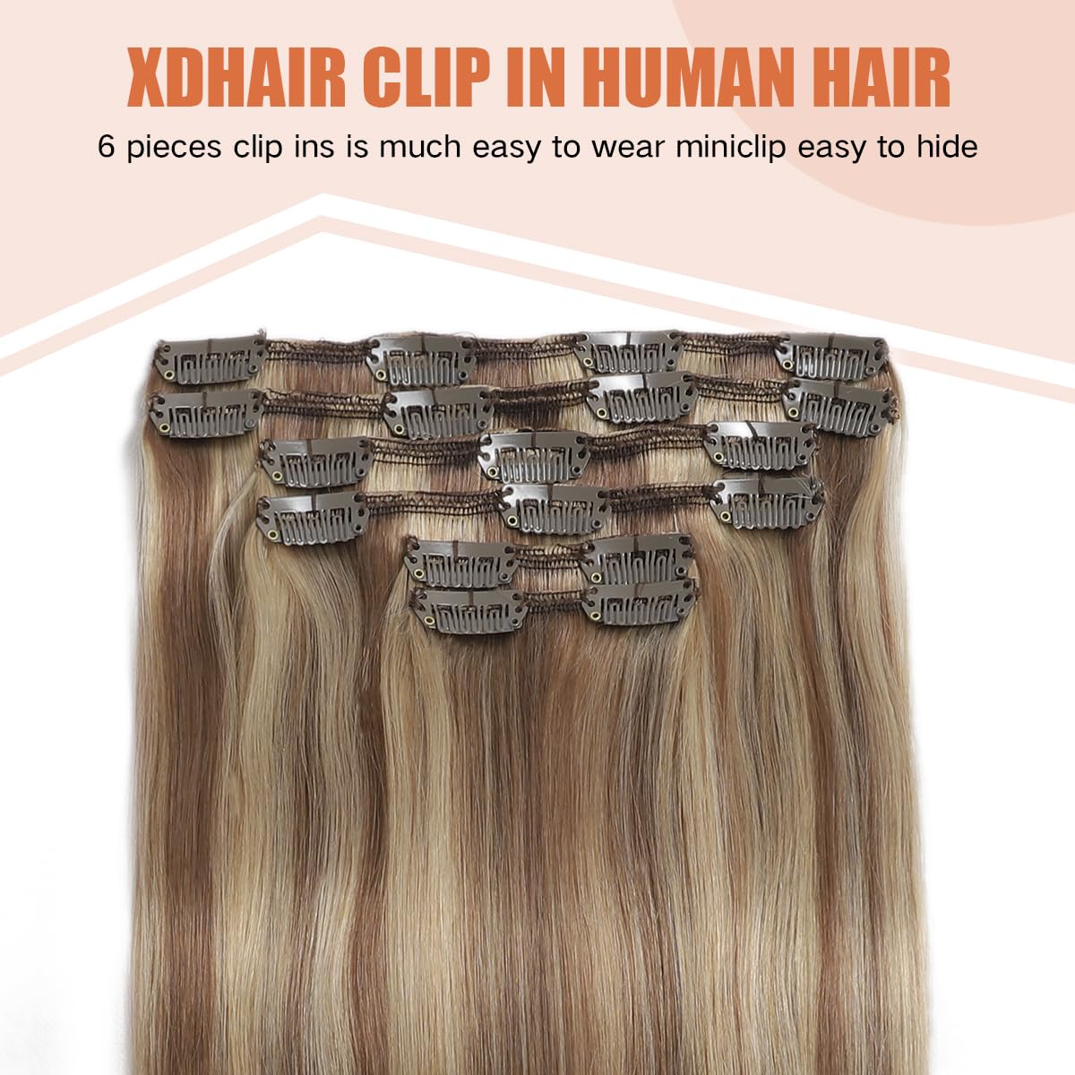 Silky Straight Clip-in Remy Human Hair Extensions for Women - 18 Inch Natural Black Hair Weft for Length & Volume - Perfect for Parties, Weddings & Daily Styling