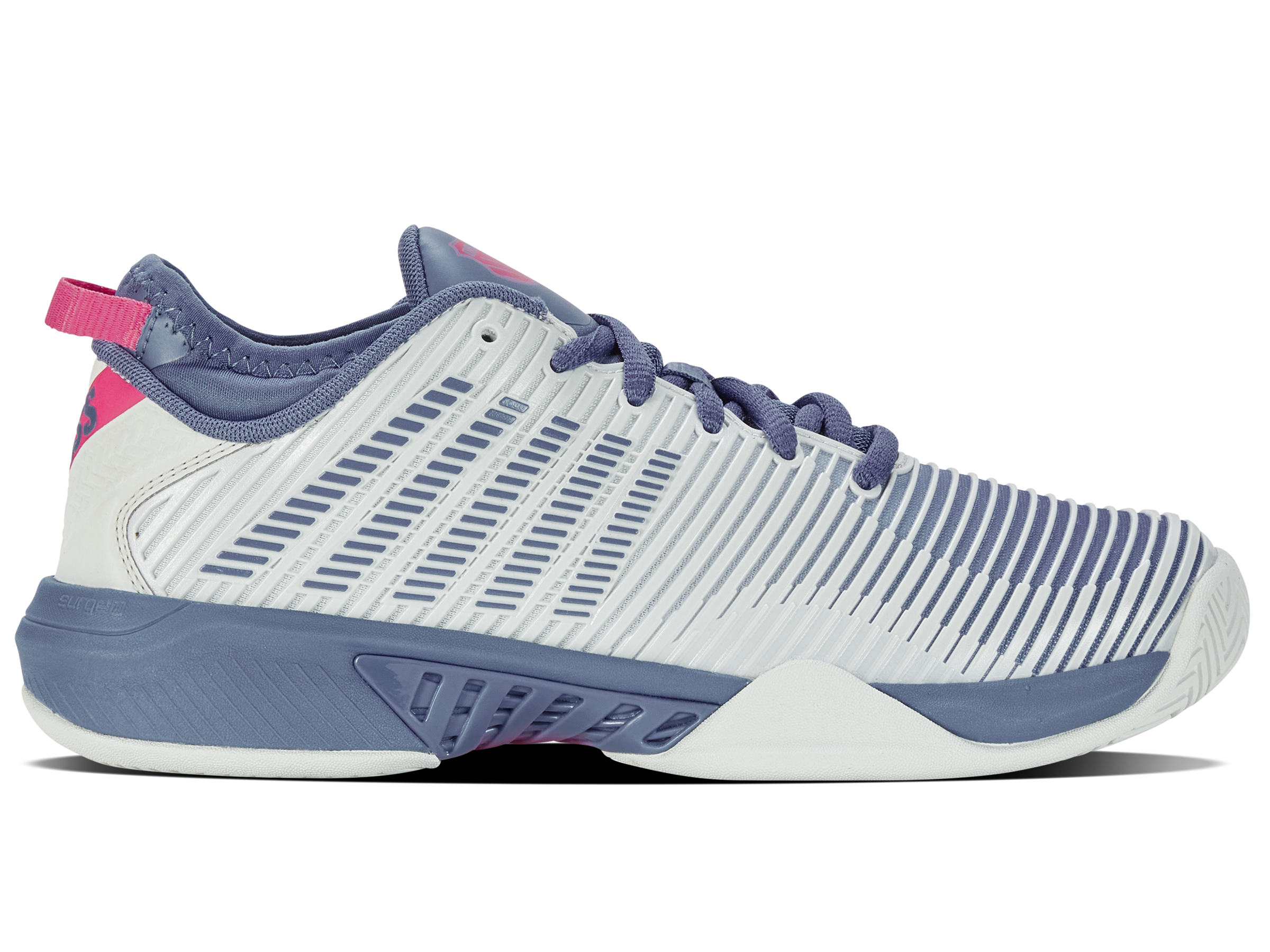 Hypercourt Supreme Basketball Shoes - Blue Blush/Infinity/Carmine Rose | High-Performance Court Sneakers for Men & Women | Perfect for Indoor & Outdoor Basketball Games, Training, and Casual Wear