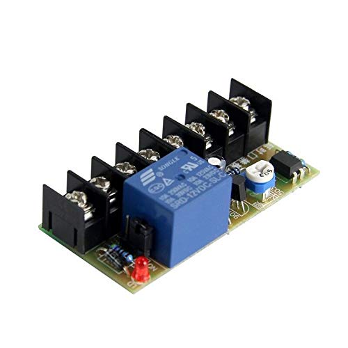 KingGo 12V NO NC Electric Lock Delay Relay Module - Secure Door Access Control System for Intercom, Gate & Security (Ideal for Home, Office & Commercial Buildings)